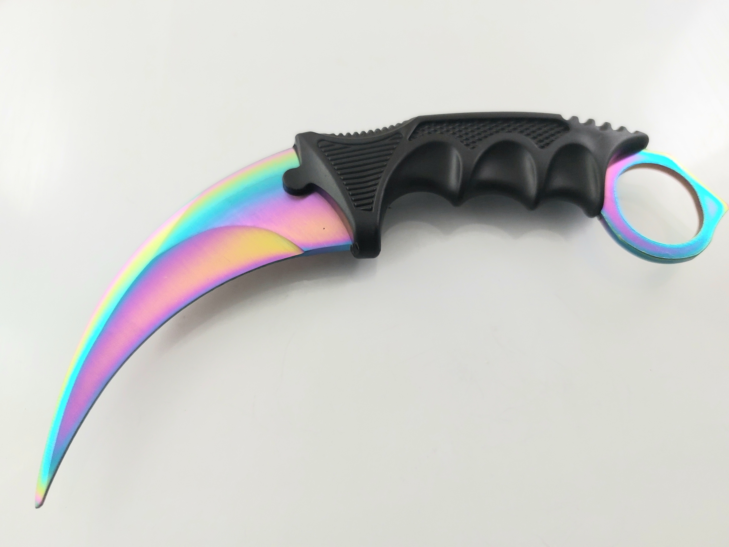 Rainbow CS GO - karambit карамбит нож за тренировка начинаещи незаточен Rainbow CS GO - karambit карамбит нож за тренировка начинаещи незаточен