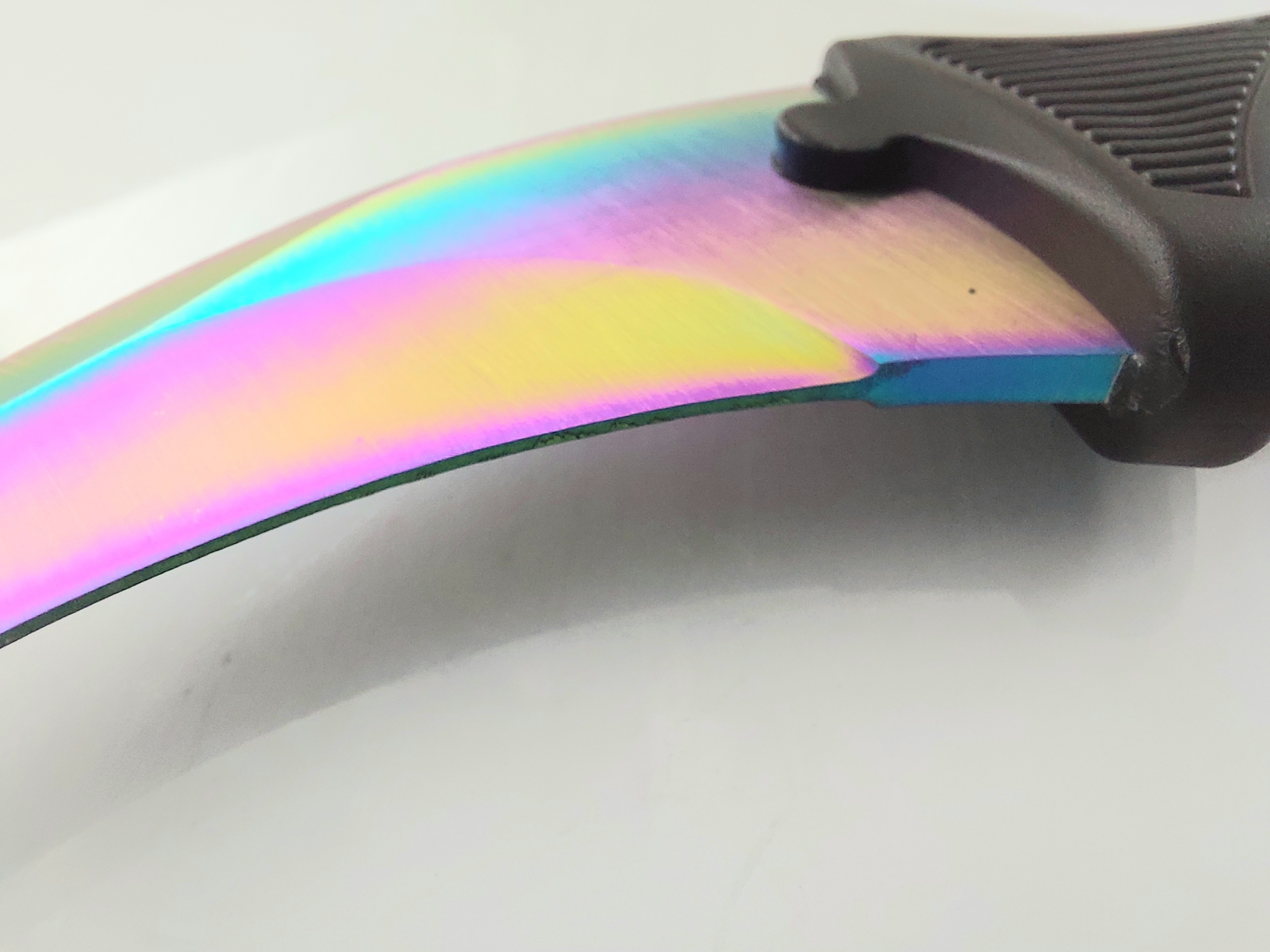Rainbow CS GO - karambit карамбит нож за тренировка начинаещи незаточен Rainbow CS GO - karambit карамбит нож за тренировка начинаещи незаточен