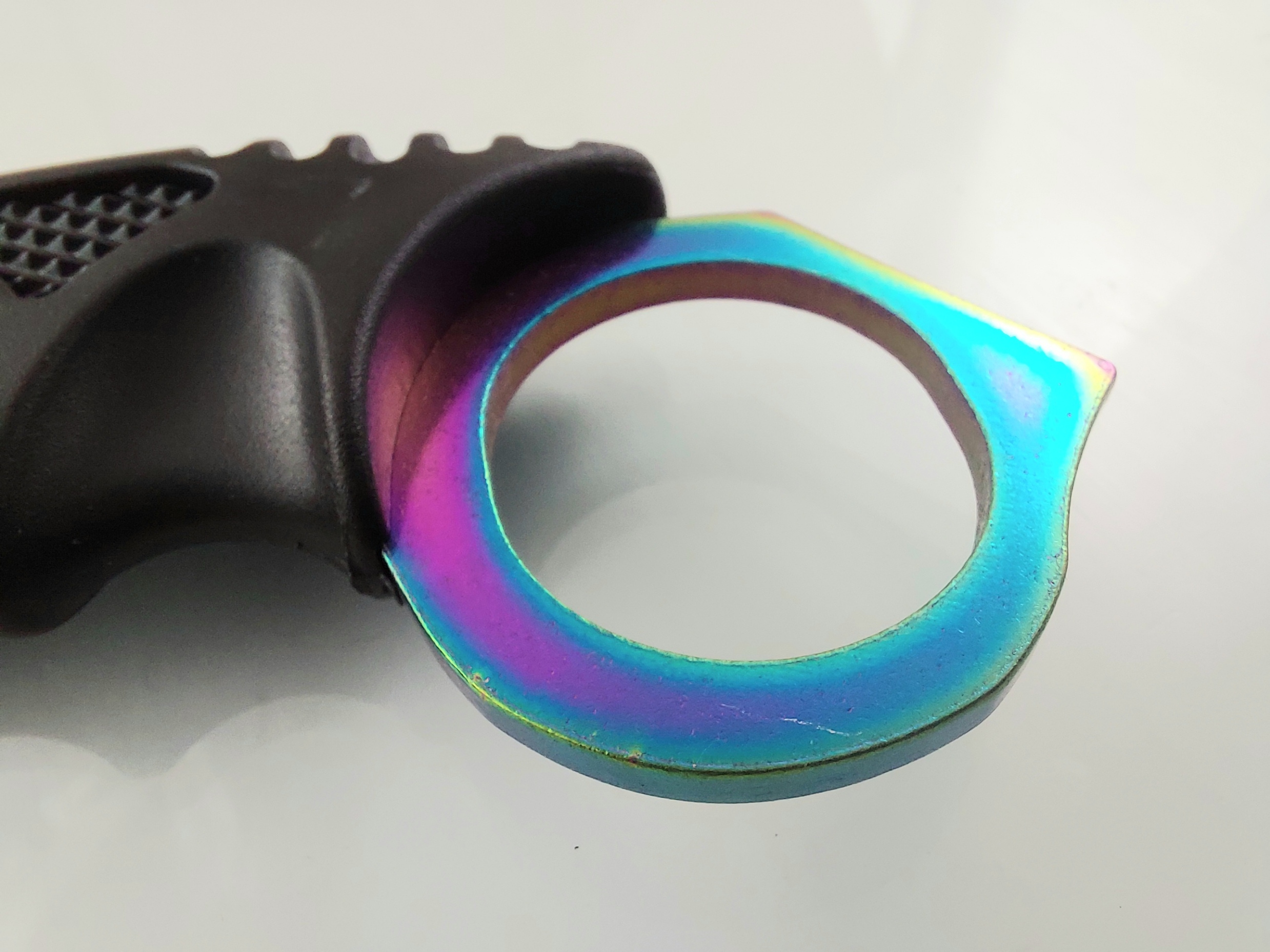 Rainbow CS GO - karambit карамбит нож за тренировка начинаещи незаточен Rainbow CS GO - karambit карамбит нож за тренировка начинаещи незаточен