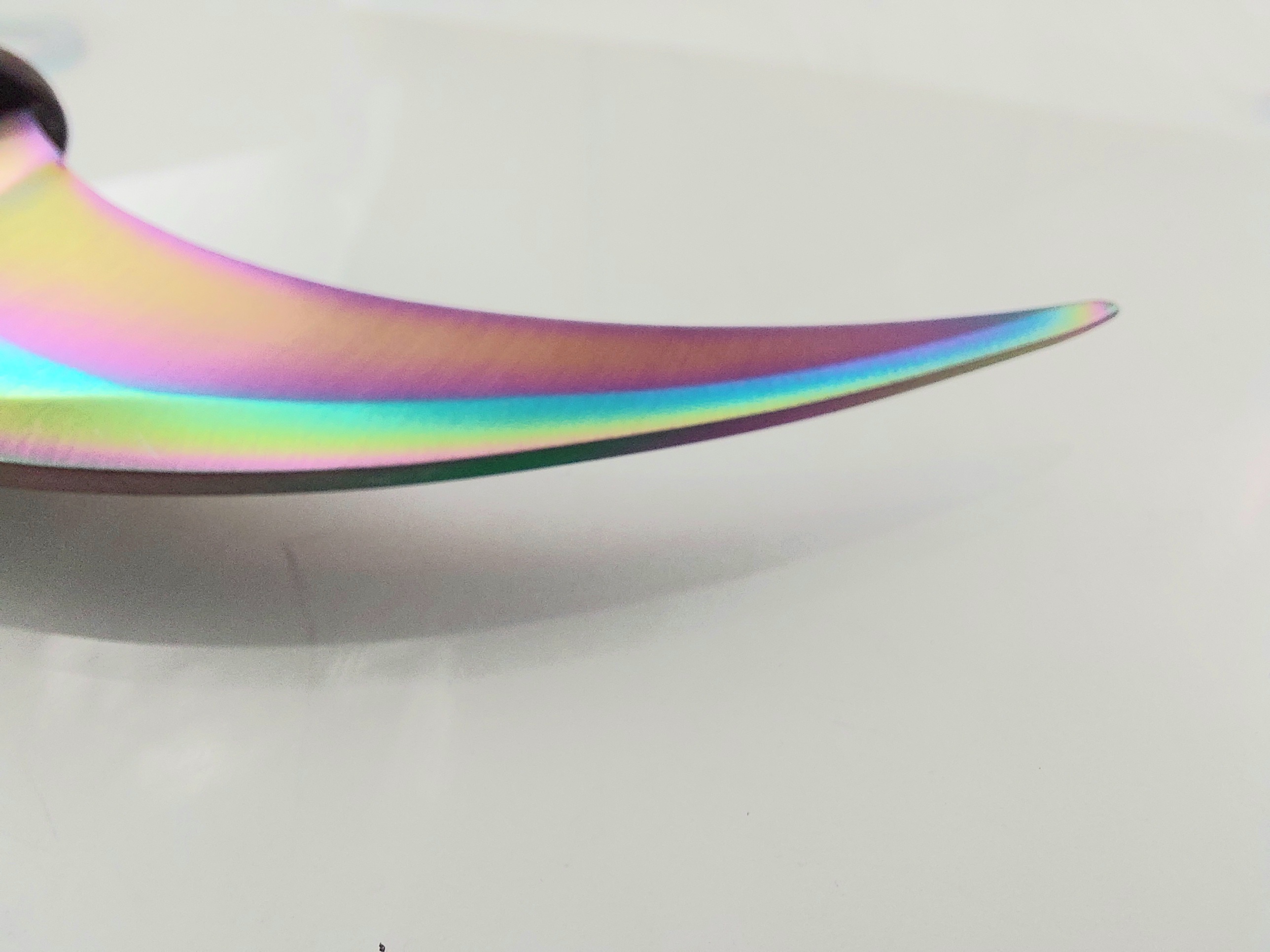 Rainbow CS GO - karambit карамбит нож за тренировка начинаещи незаточен Rainbow CS GO - karambit карамбит нож за тренировка начинаещи незаточен