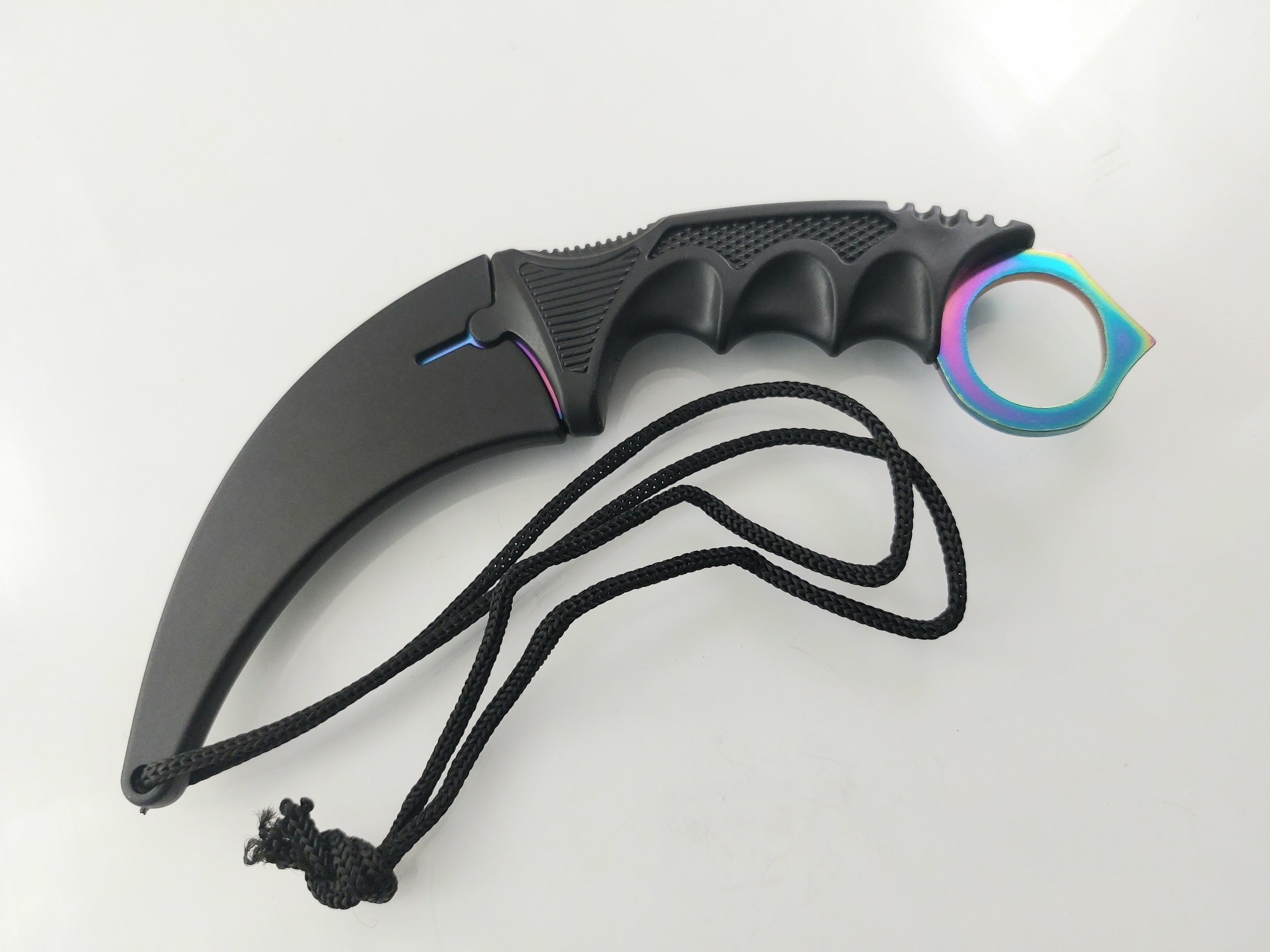 Rainbow CS GO - karambit карамбит нож за тренировка начинаещи незаточен Rainbow CS GO - karambit карамбит нож за тренировка начинаещи незаточен