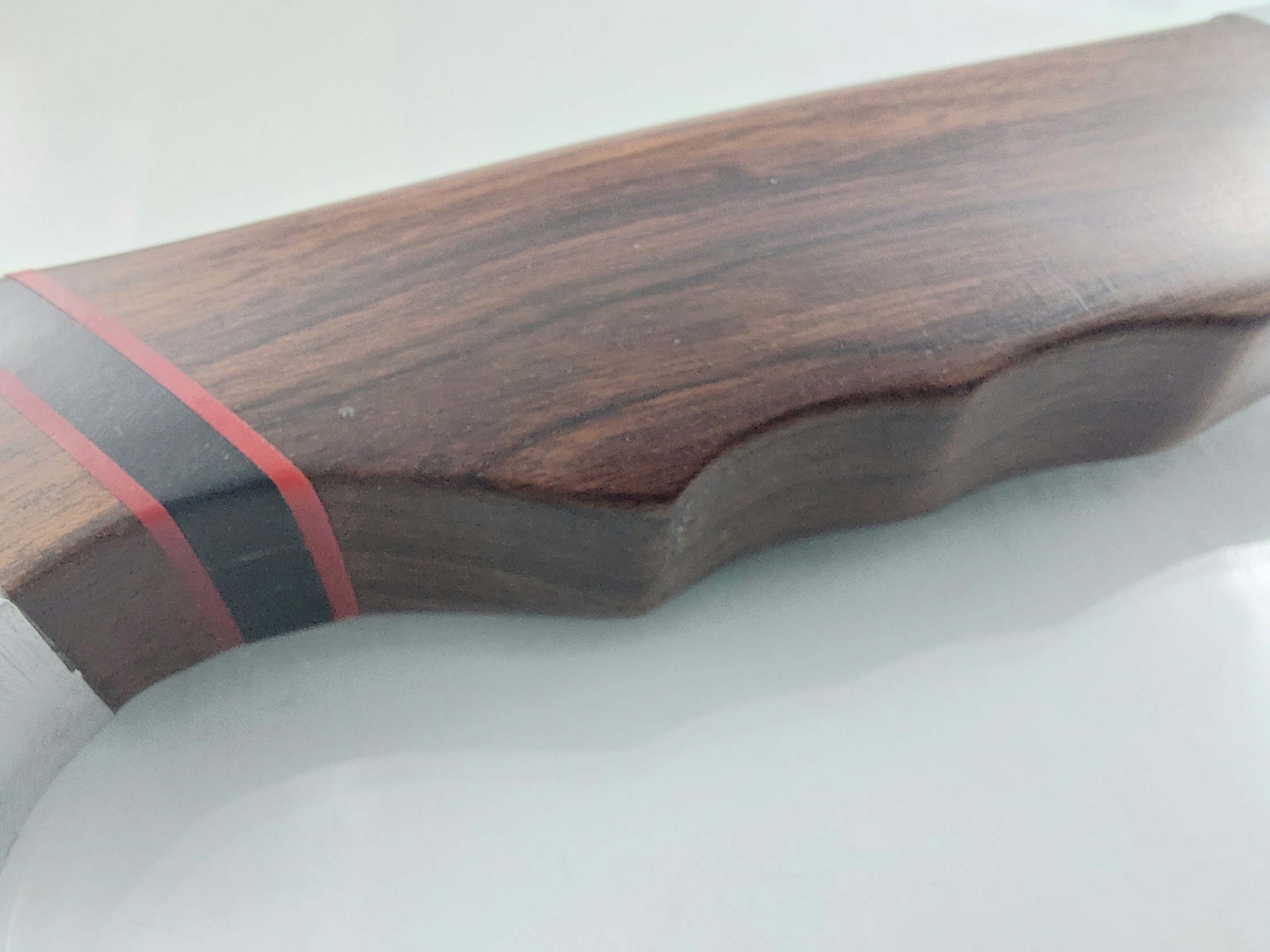 Руски ловен нож с метални гардове - Охотник стал 65х13