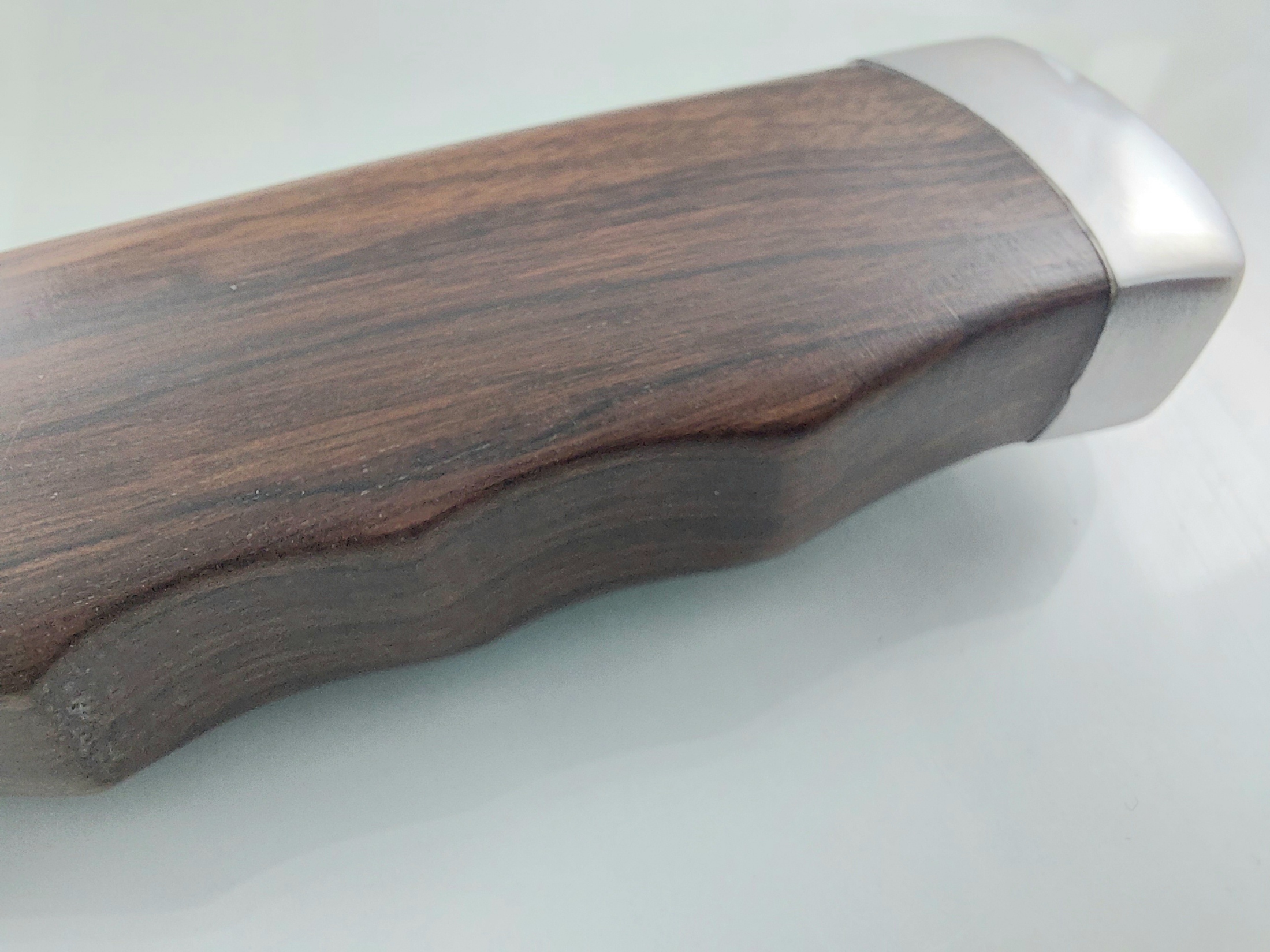 Руски ловен нож с метални гардове - Охотник стал 65х13