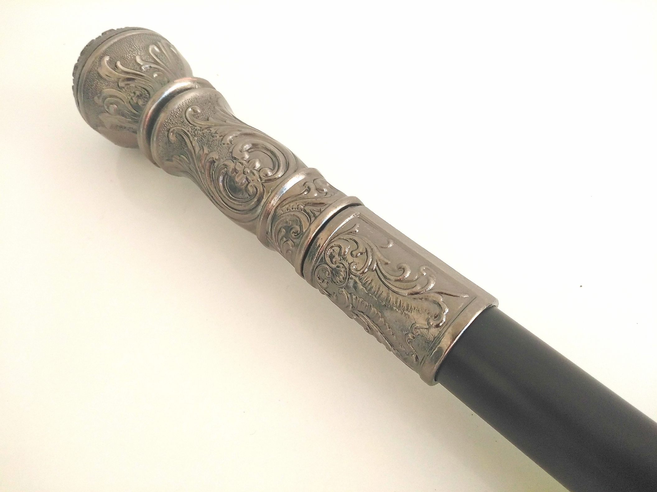 Бастун със скрит кинжал винтидж vintage глава стил сецесион