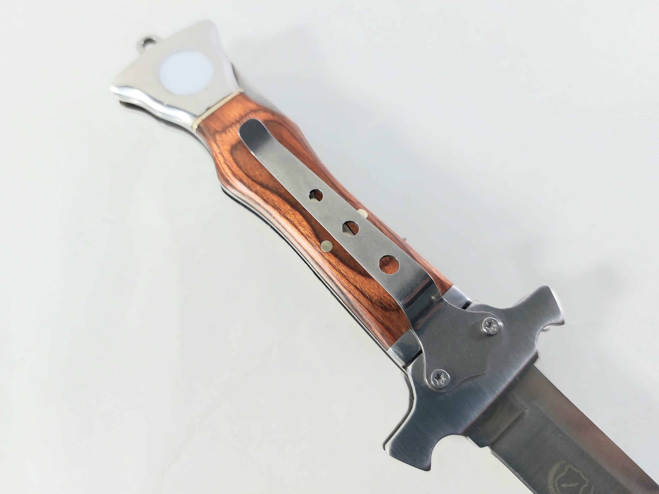 Columbia pocket knife A123 Сгъваем джобен нож с дръжка от дърво