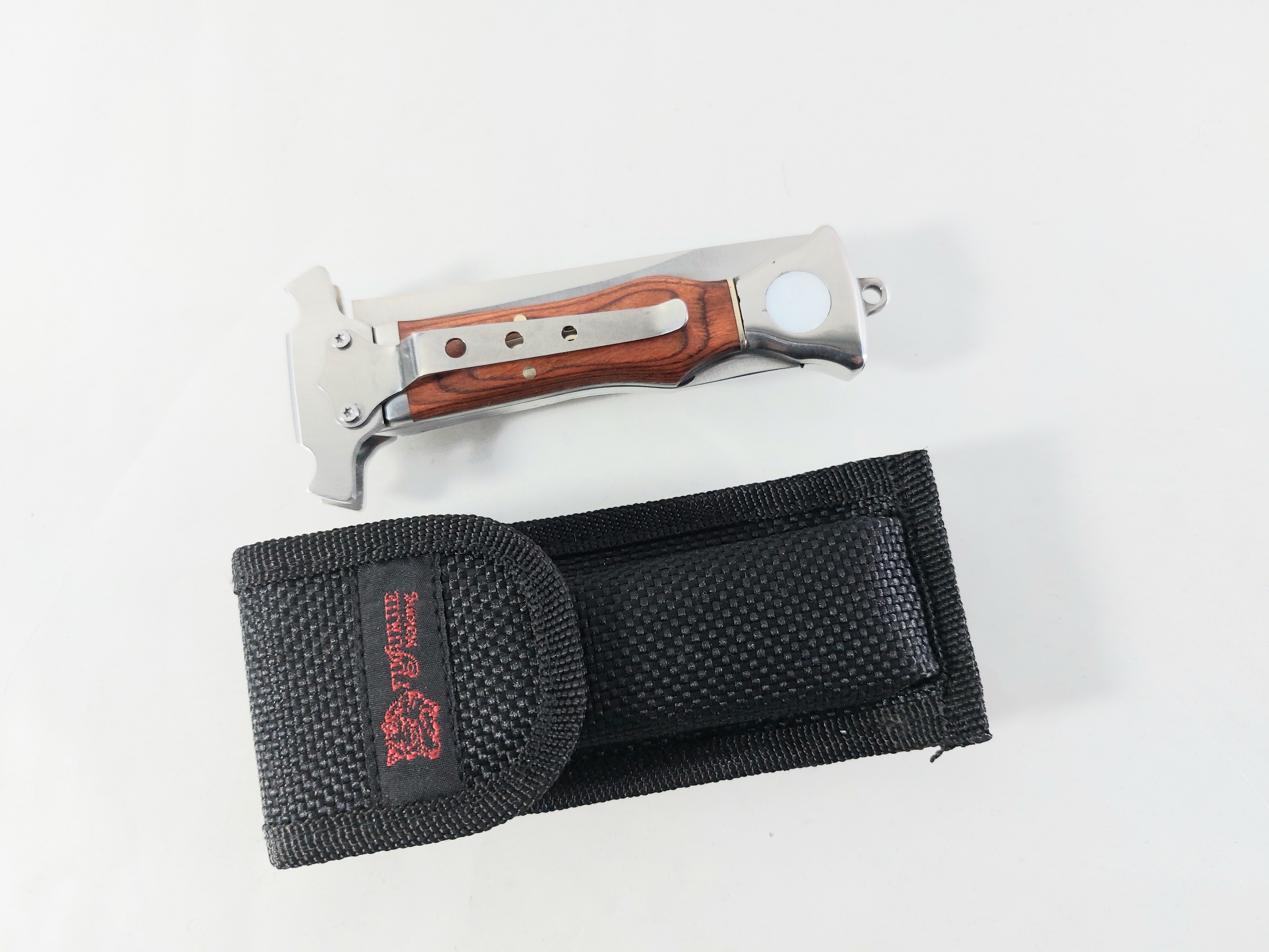 Columbia pocket knife A123 Сгъваем джобен нож с дръжка от дърво