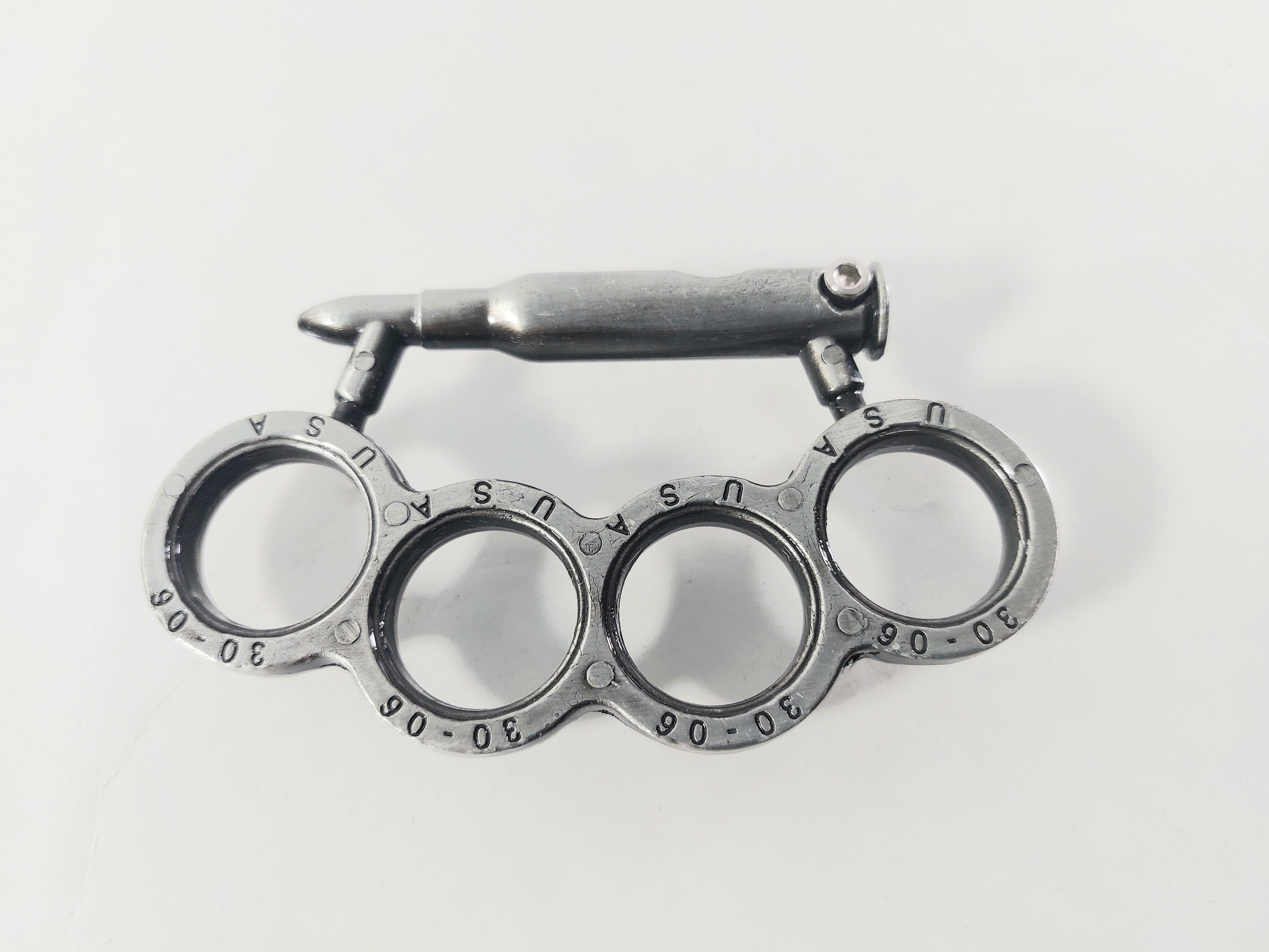 Масивен голям метален бокс за колекция Silver с патрон за дръжка