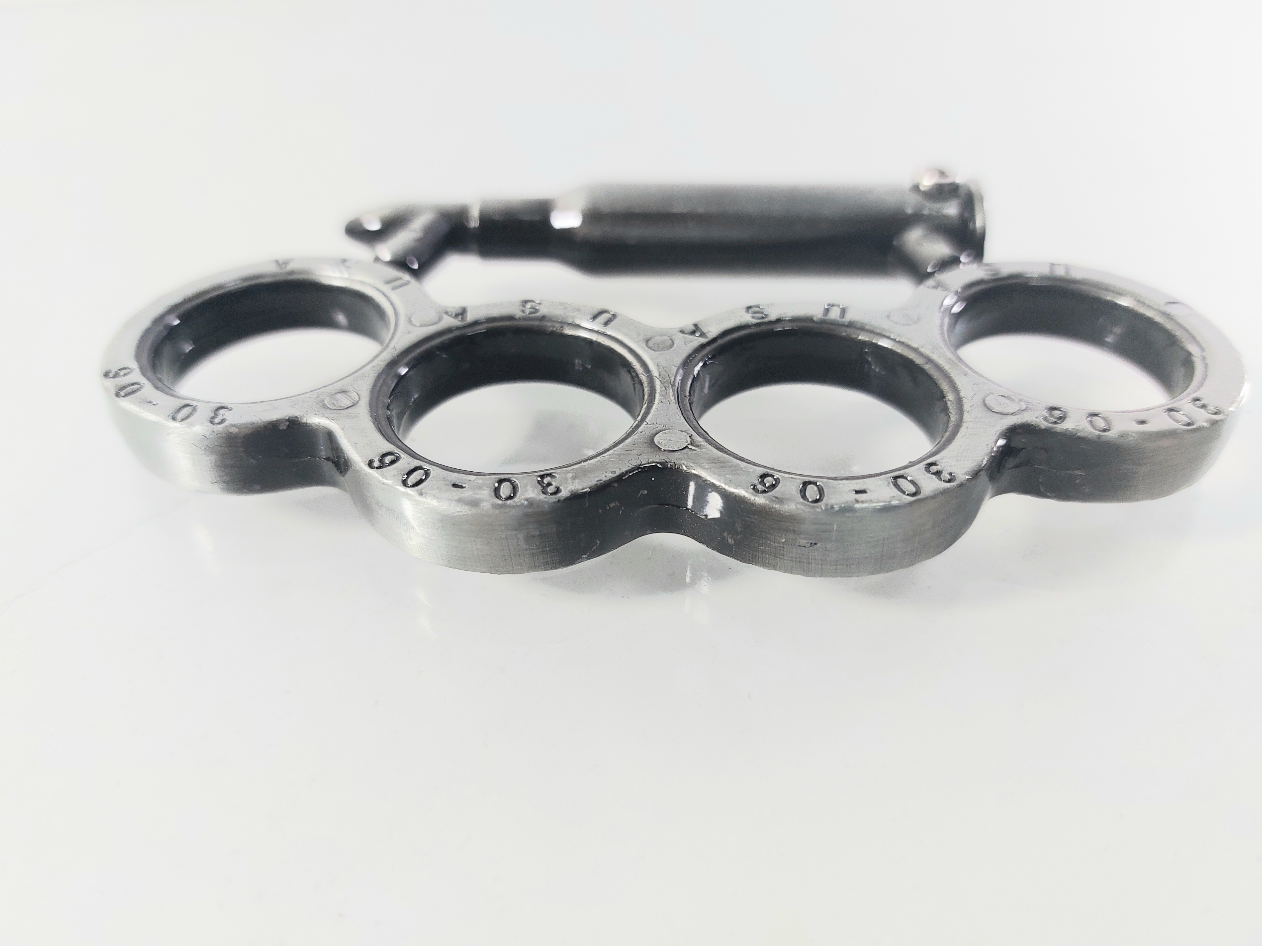 Масивен голям метален бокс за колекция Silver с патрон за дръжка