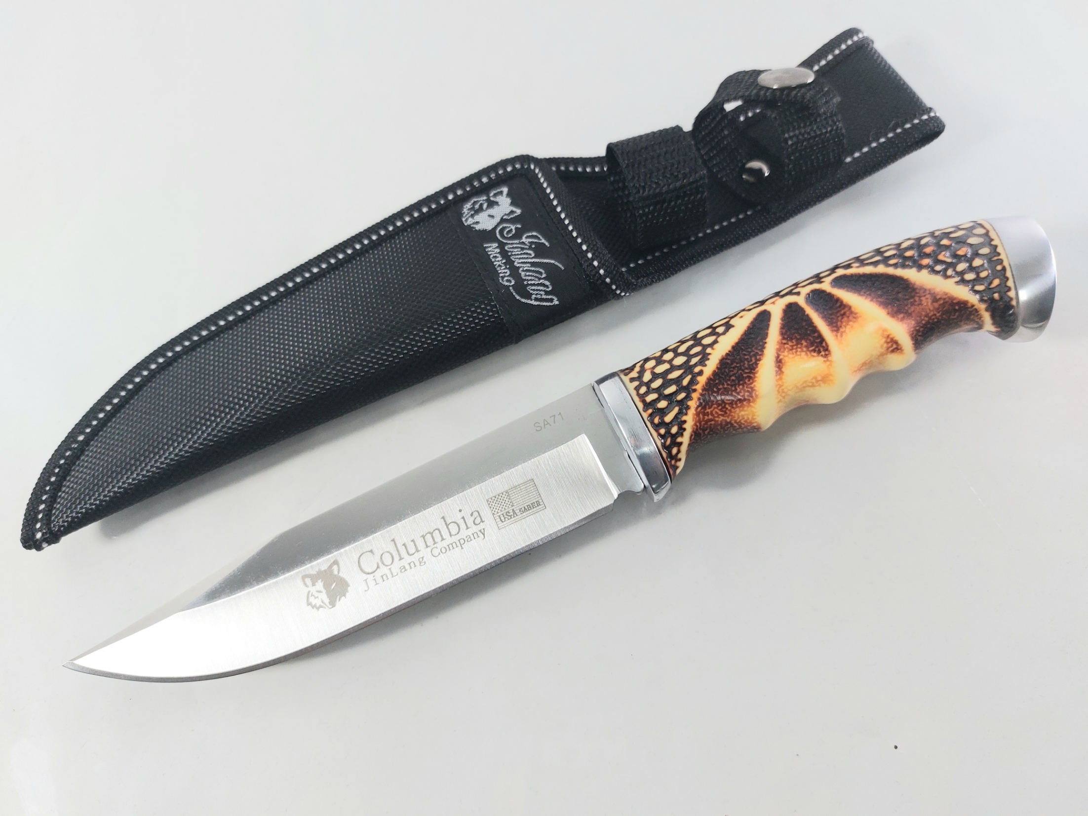 Великолепно балансиран ловен нож USA Columbia SA71 Hunting knife за Америсканския пазар
