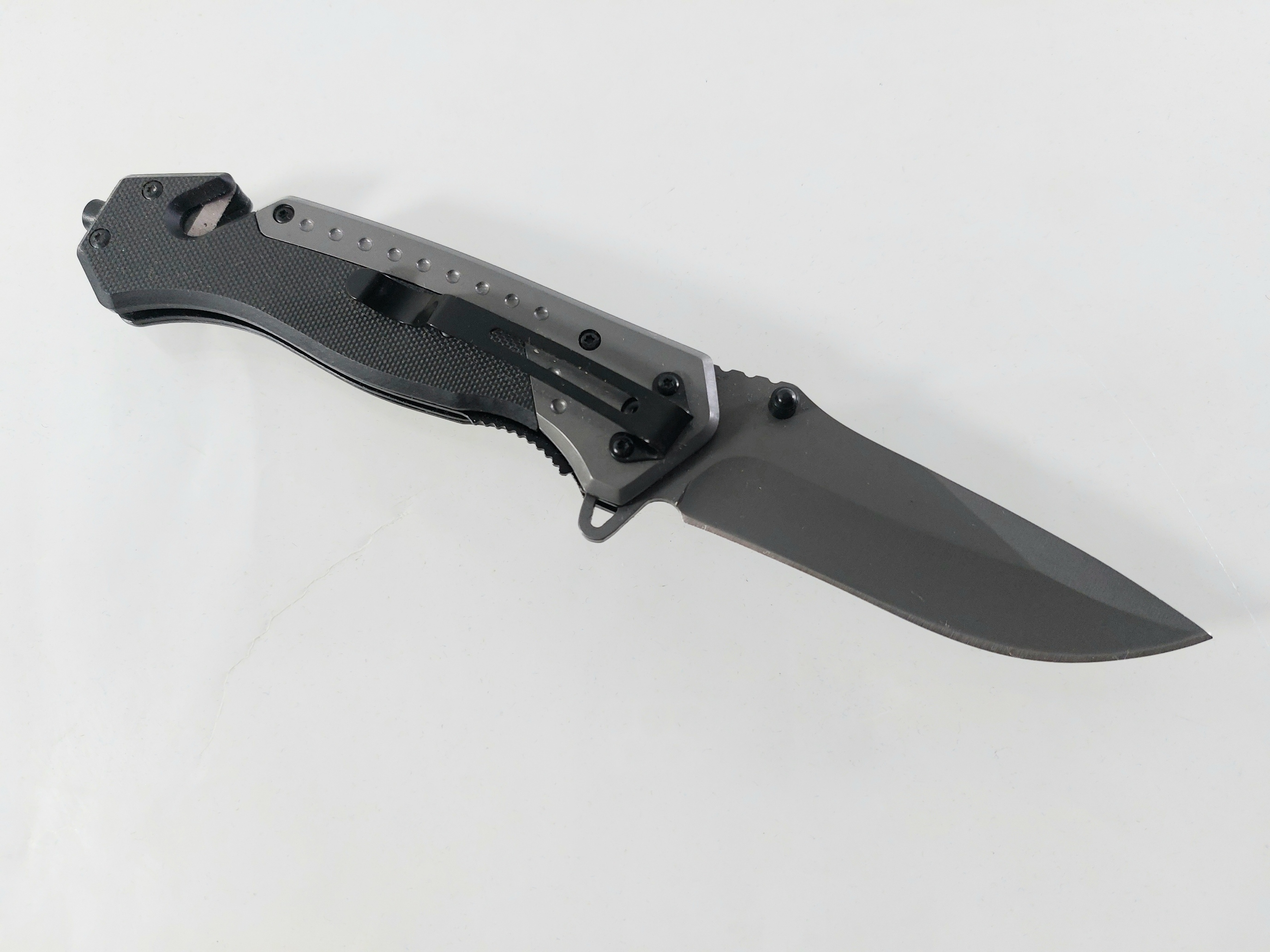 Browning DA166 - Сгъваем автоматичен нож с иноксово покритие на острието черни дръжки G10