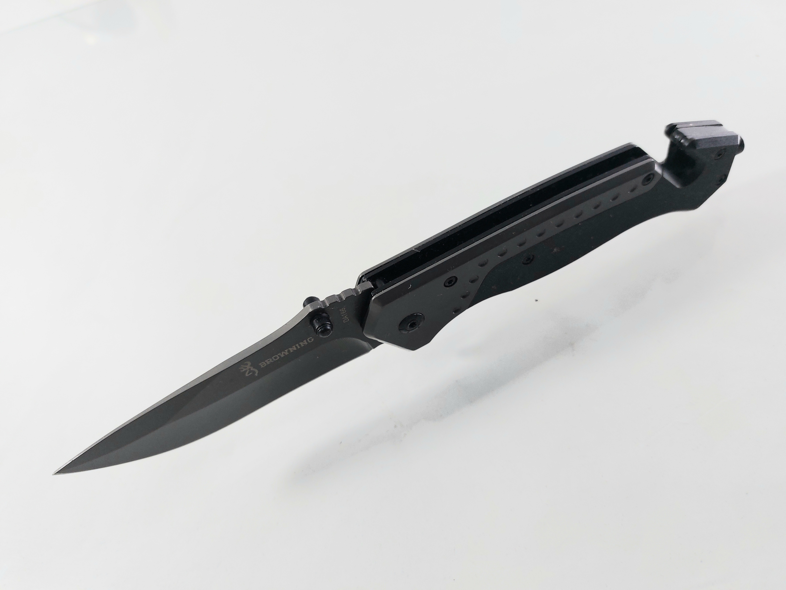 Browning DA166 - Сгъваем автоматичен нож с иноксово покритие на острието черни дръжки G10