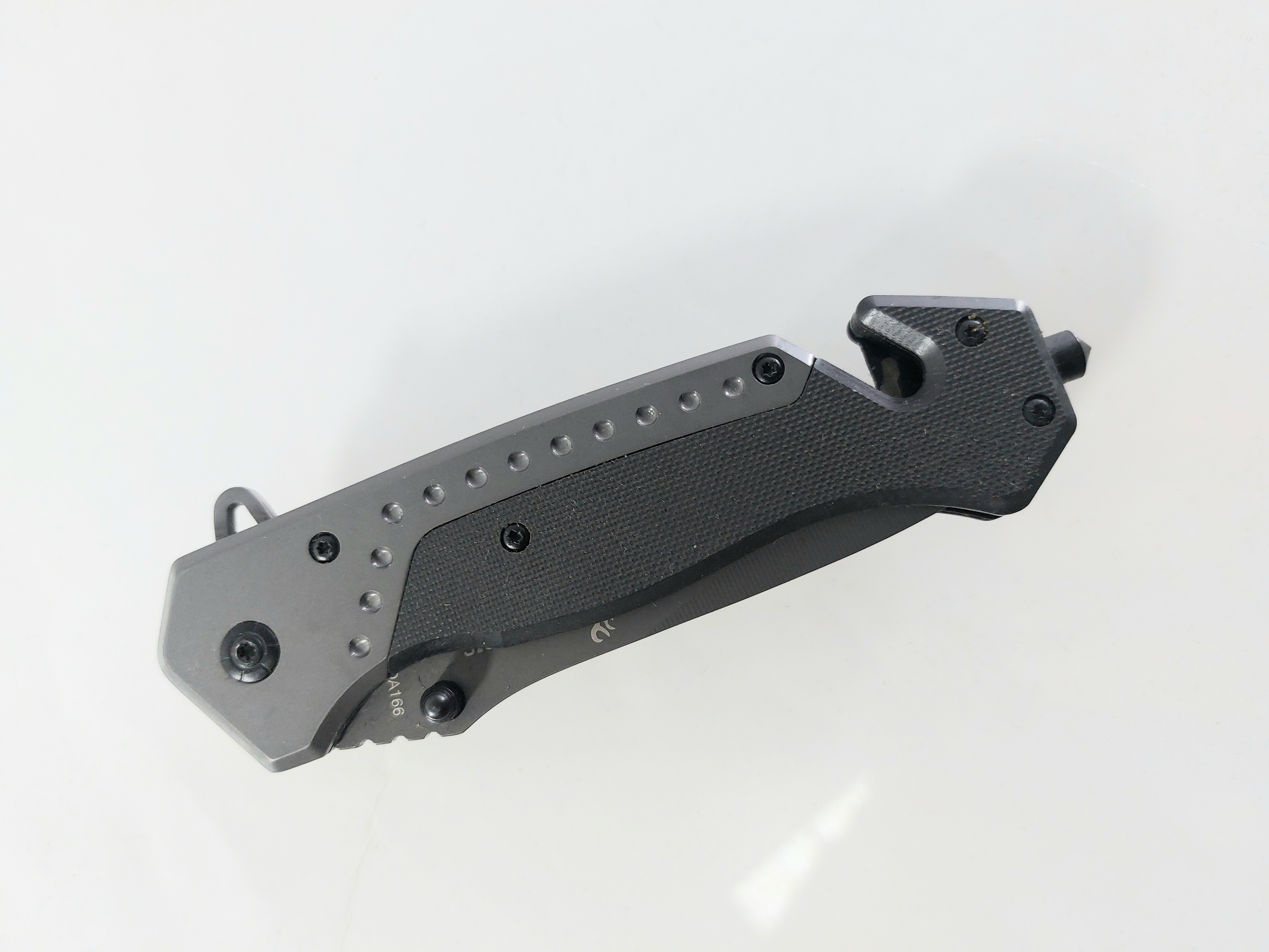 Browning DA166 - Сгъваем автоматичен нож с иноксово покритие на острието черни дръжки G10