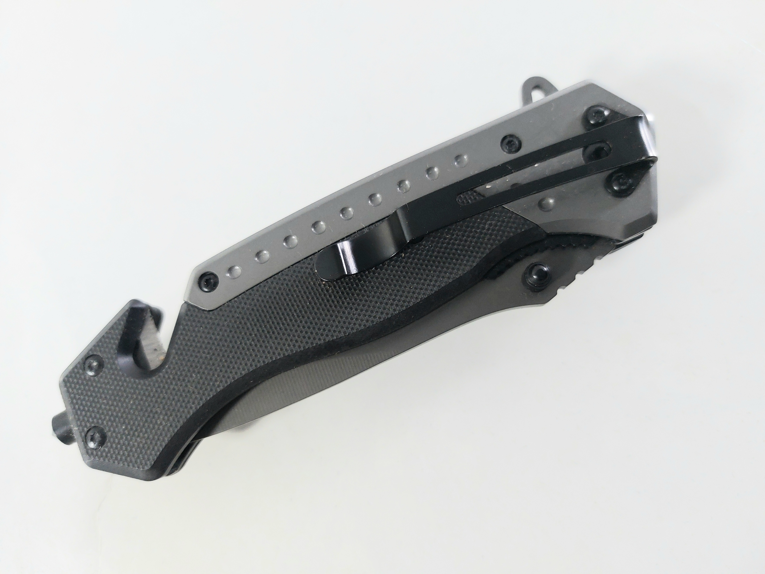 Browning DA166 - Сгъваем автоматичен нож с иноксово покритие на острието черни дръжки G10