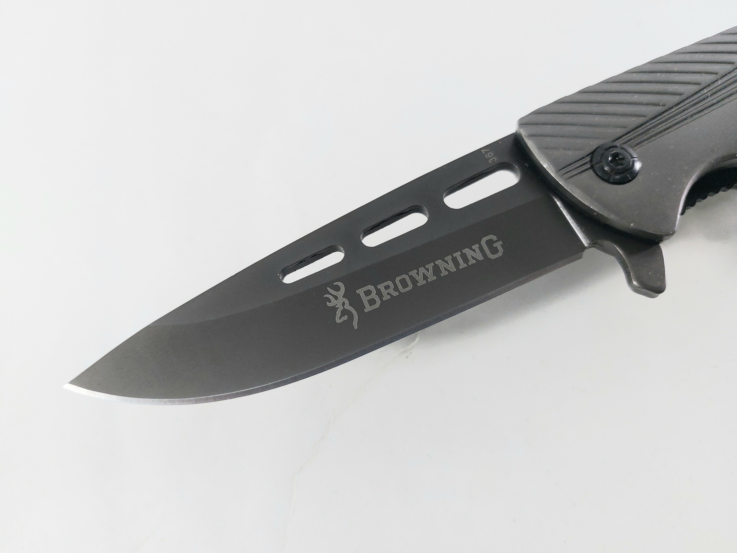 Browning 367 - Сгъваем автоматичен изцяло метален нож с иноксово покритие Browning 367 - Сгъваем автоматичен изцяло метален нож с иноксово покритие