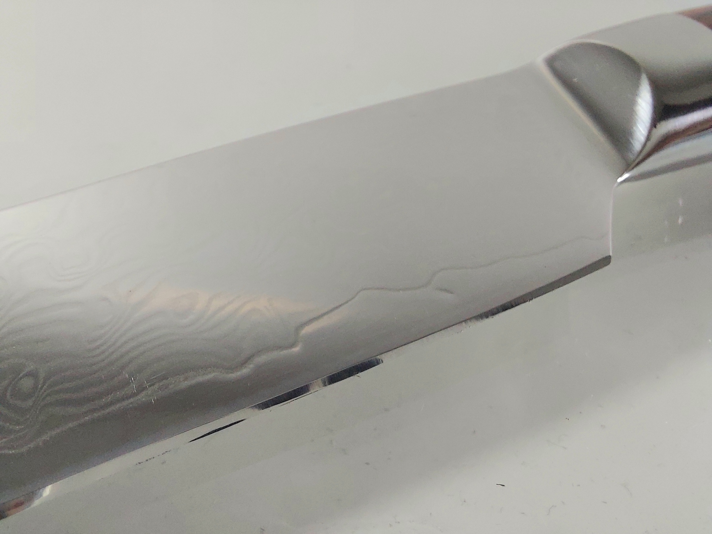Професионален кухненски нож - Дамаска стомана-Chef Knife с дървена дръжка Професионален кухненски нож - Дамаска стомана-Chef Knife с дървена дръжка