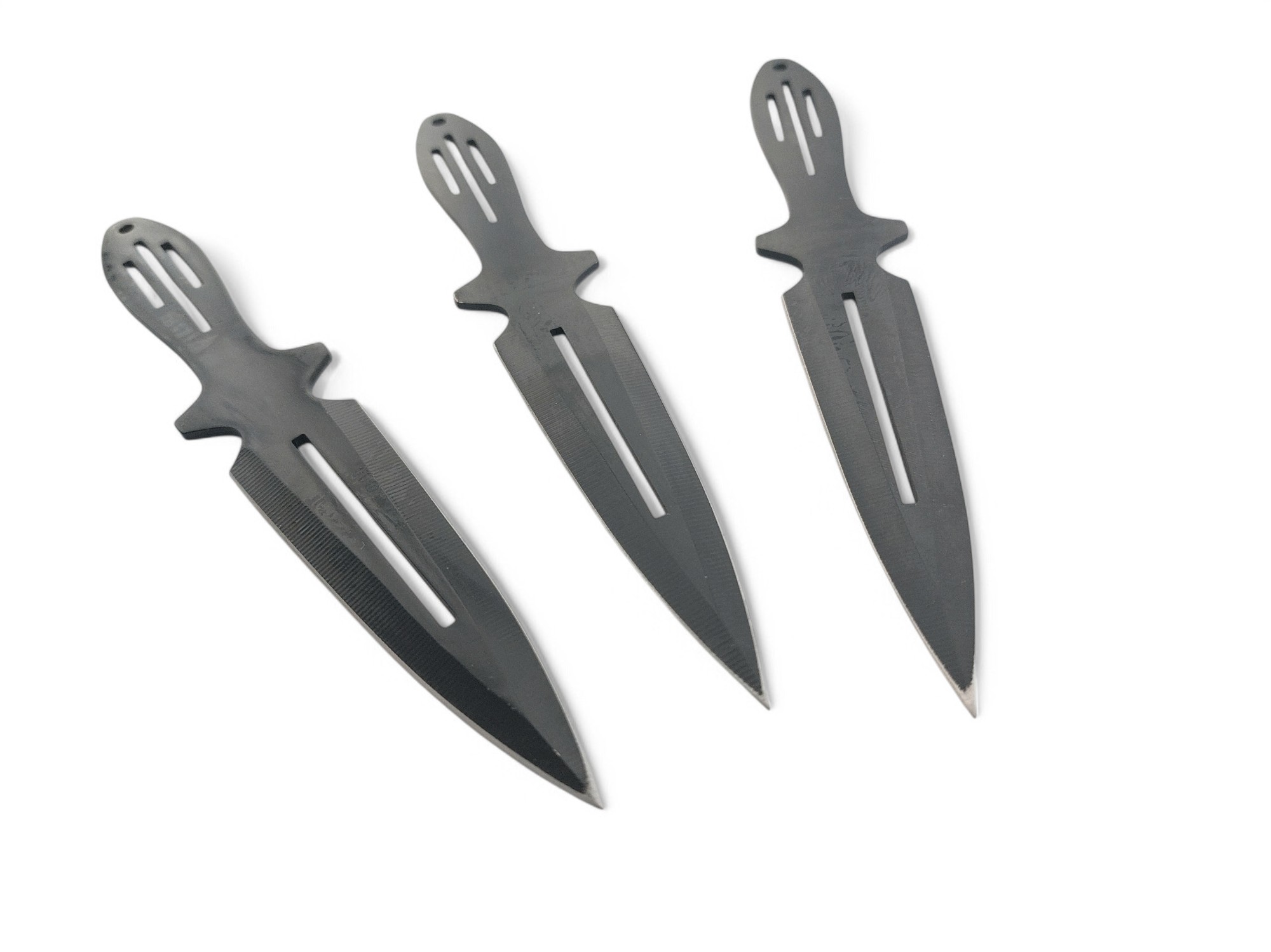 Остри и балансирани ножове за хвърляне Kunai Комплект ножове за хвърляне Kunai в текстилен калъф