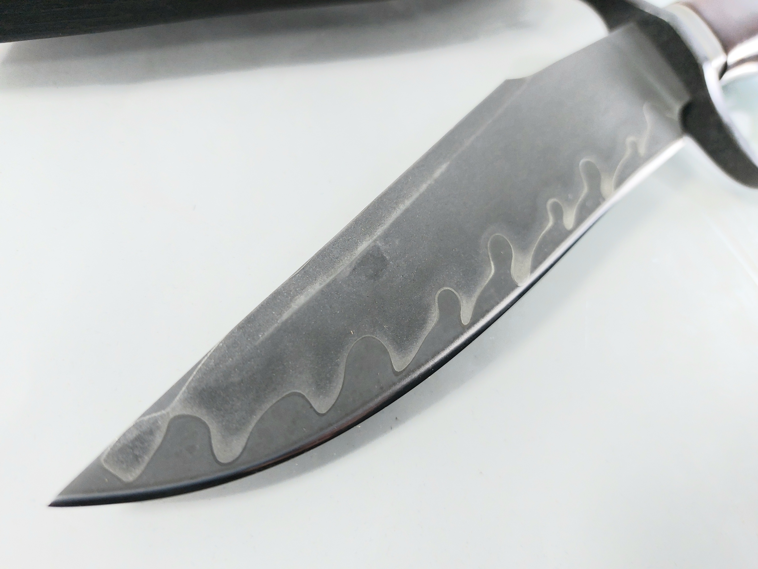 Bowie USA knife Ръчно направен ловен нож от японска дамаска стомана с VG 10 сърцевина