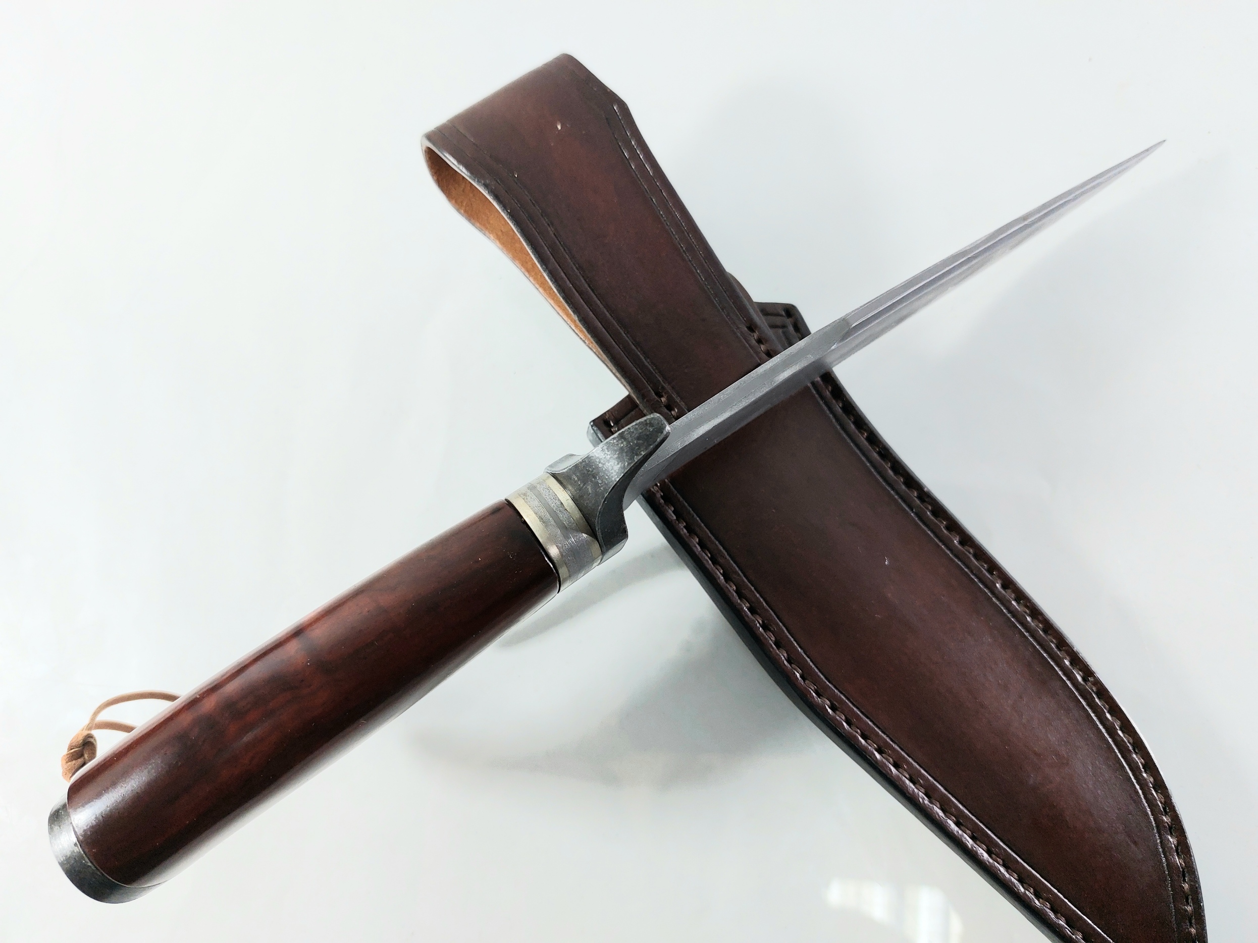 Bowie USA knife Ръчно направен ловен нож от японска дамаска стомана с VG 10 сърцевина