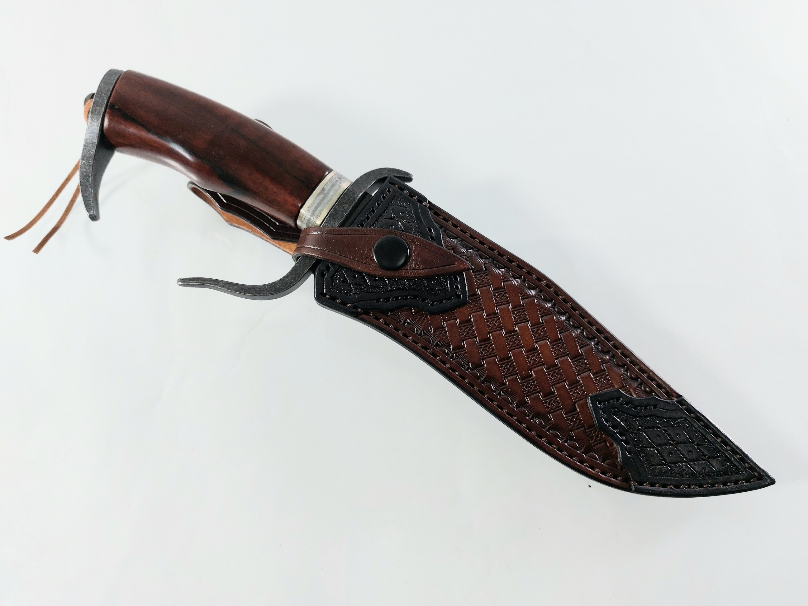 Bowie USA knife Ръчно направен ловен нож от японска дамаска стомана с VG 10 сърцевина