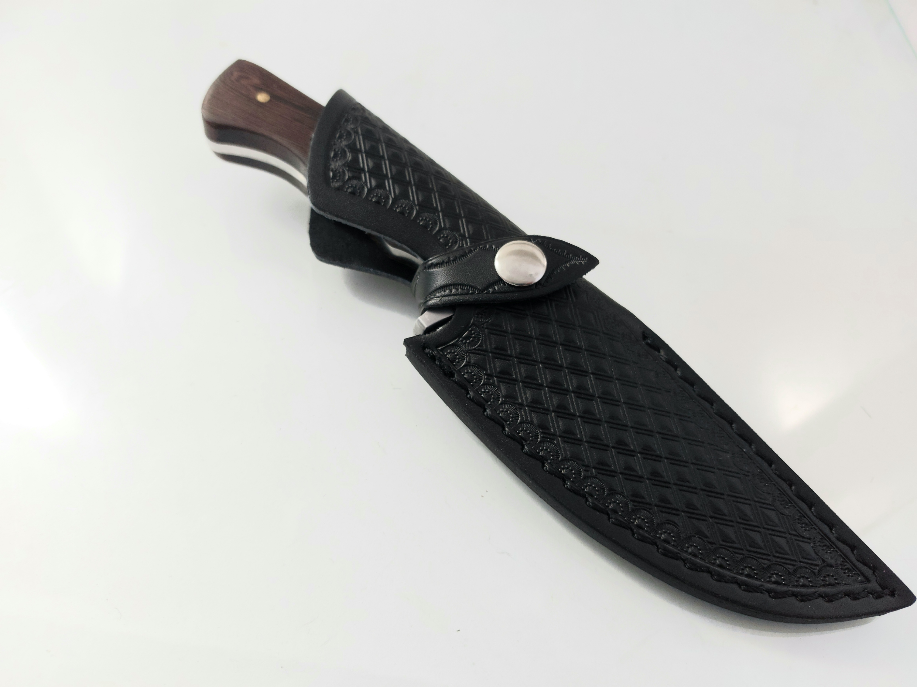 Ръчно направен ловен нож фултанг D2 steel