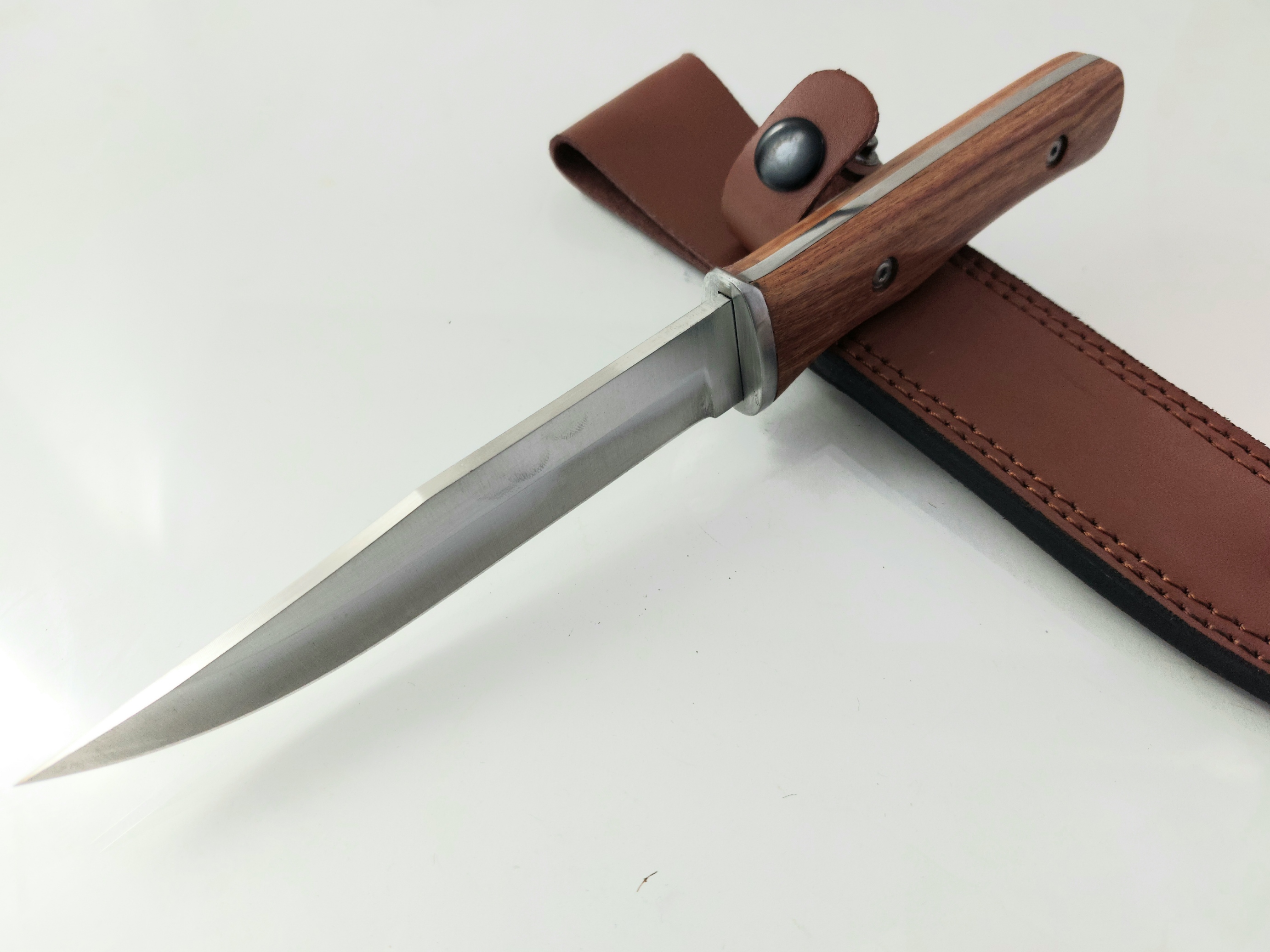 Ръчно направен ловен нож фултанг D2 steel - VipEver