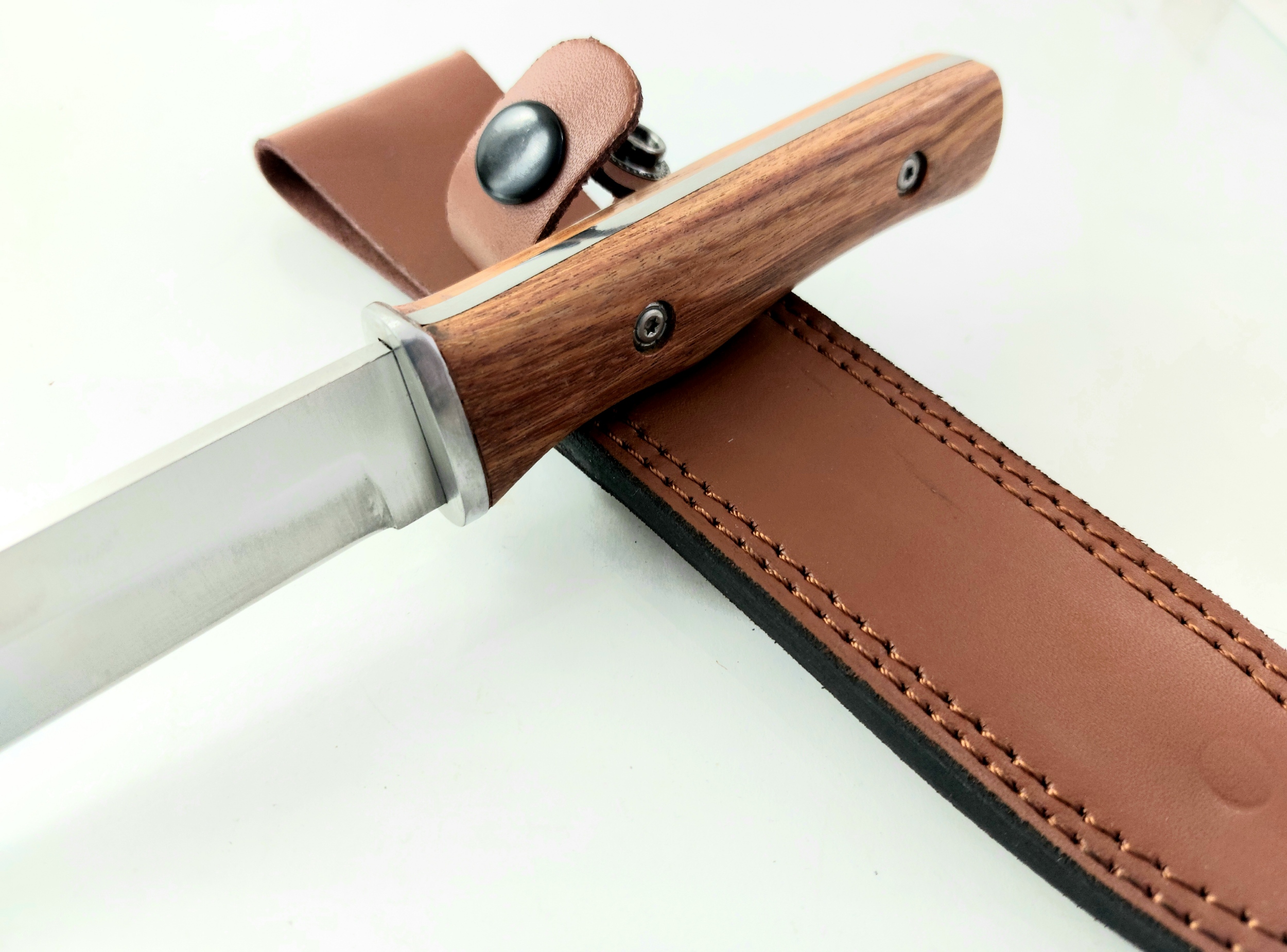 Ръчно направен ловен нож фултанг D2 steel - VipEver