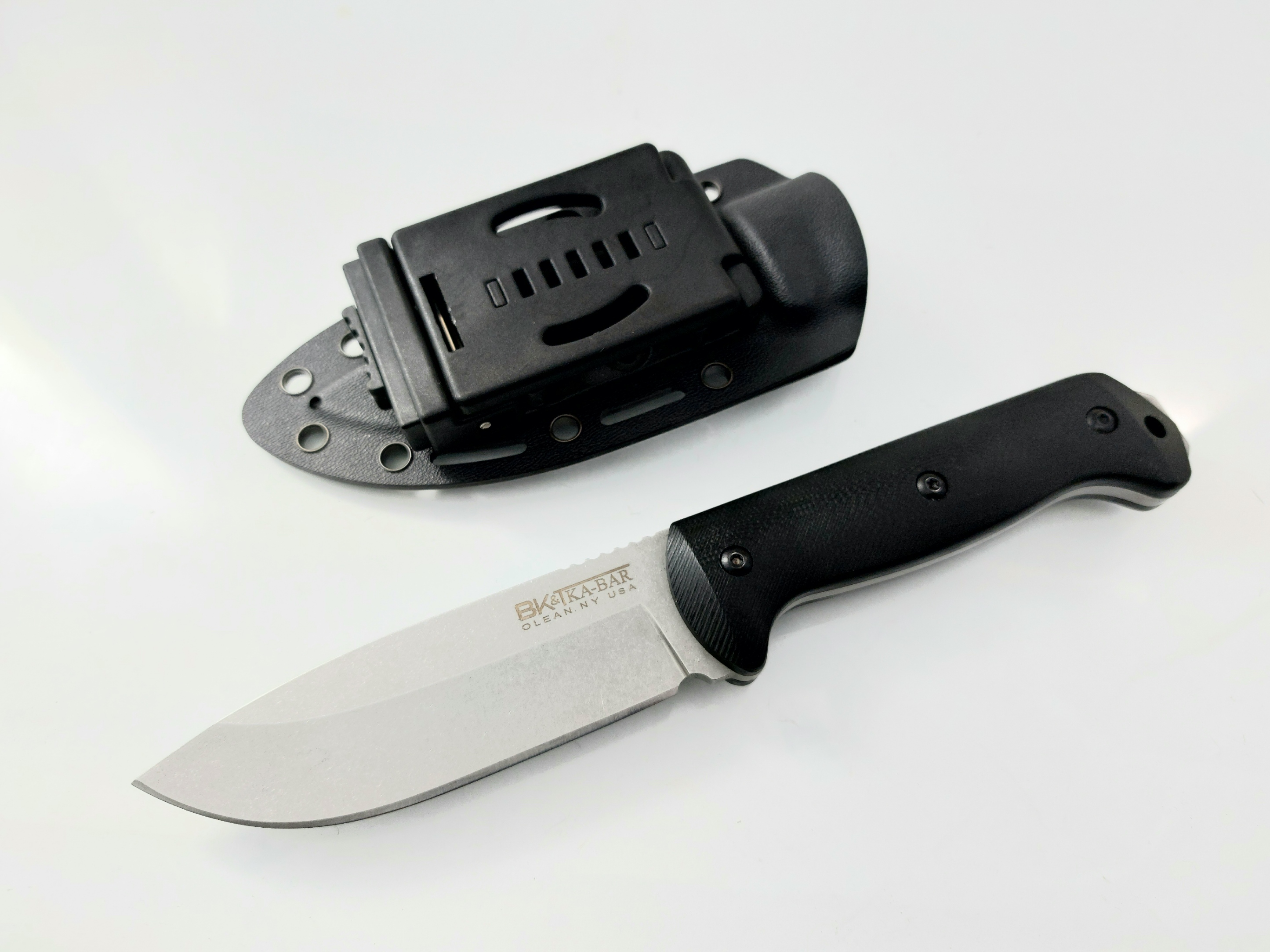 Ловен нож ,фултанг с Kydex калъф, D2 Steel Military,Bk Tka-Bar