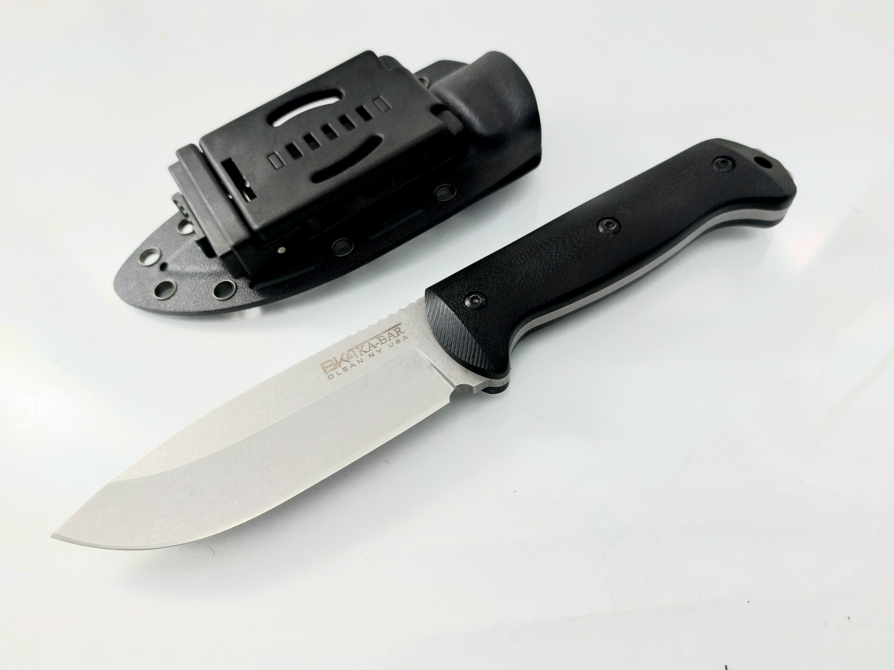 Ловен нож ,фултанг с Kydex калъф, D2 Steel Military,Bk Tka-Bar