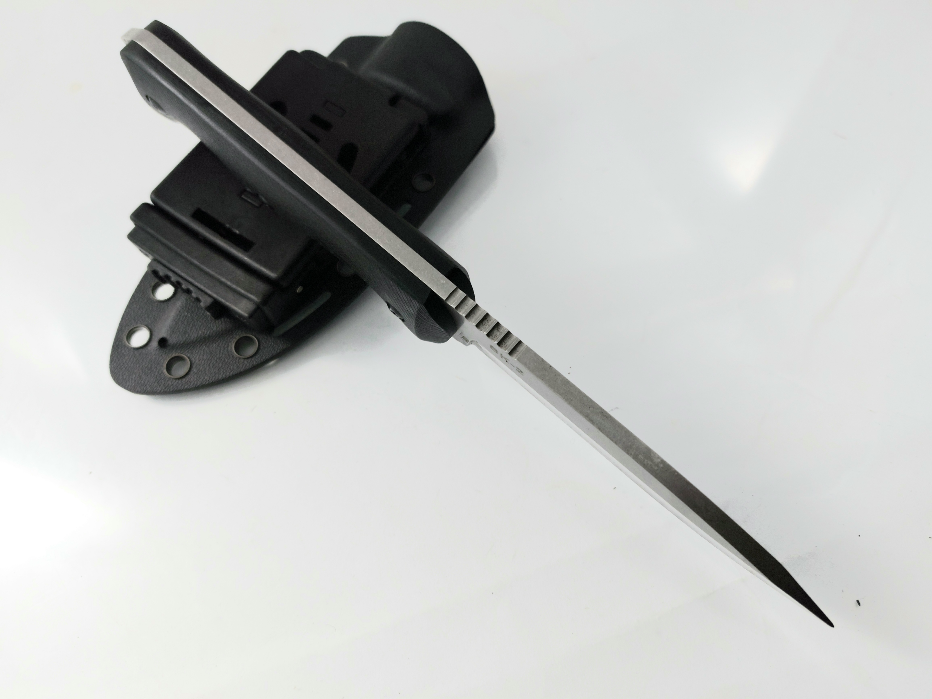 Ловен нож ,фултанг с Kydex калъф, D2 Steel Military,Bk Tka-Bar