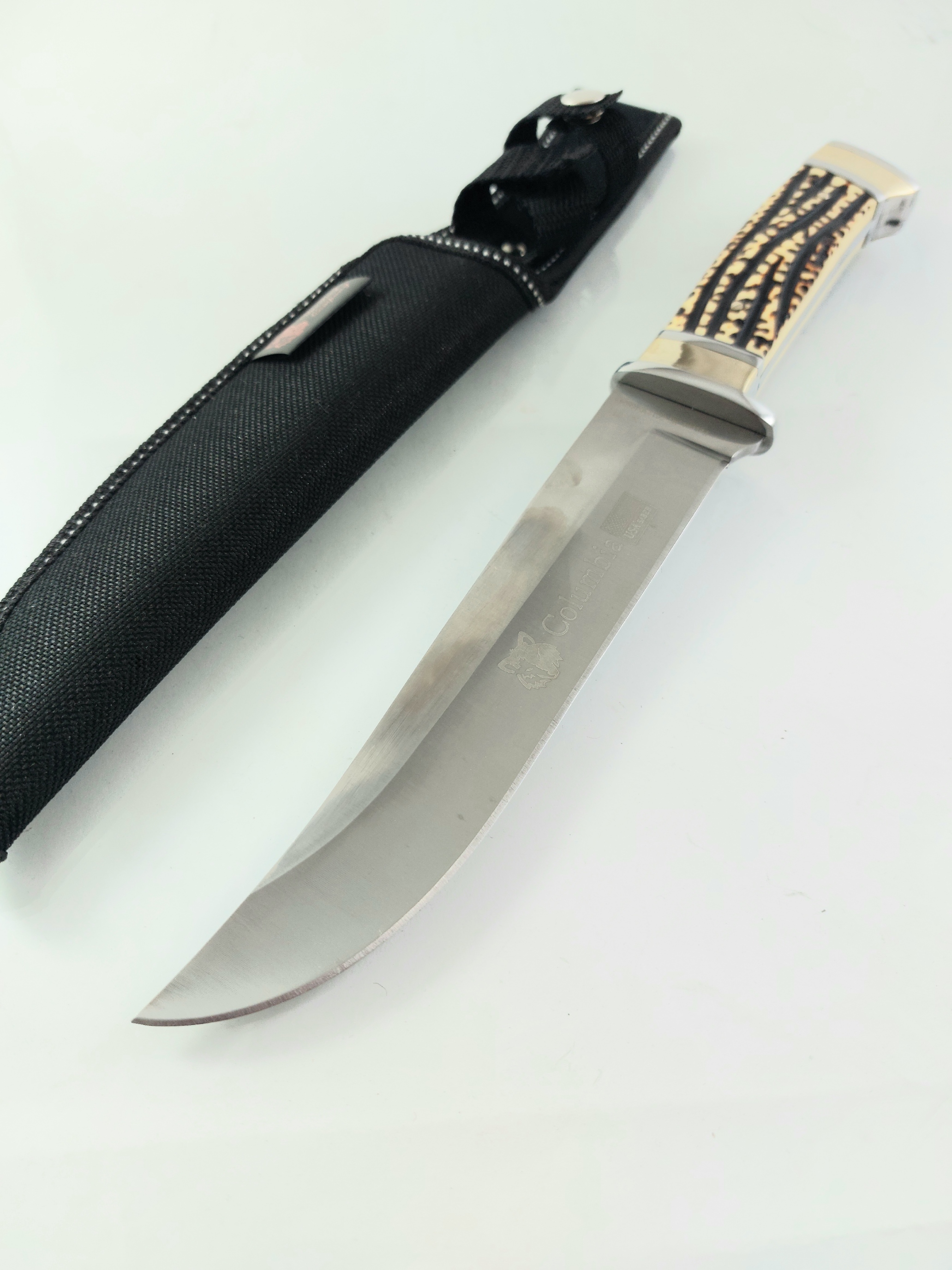 Великолепно балансиран ловен нож USA Columbia G11 Hunting knife за Америсканския пазар