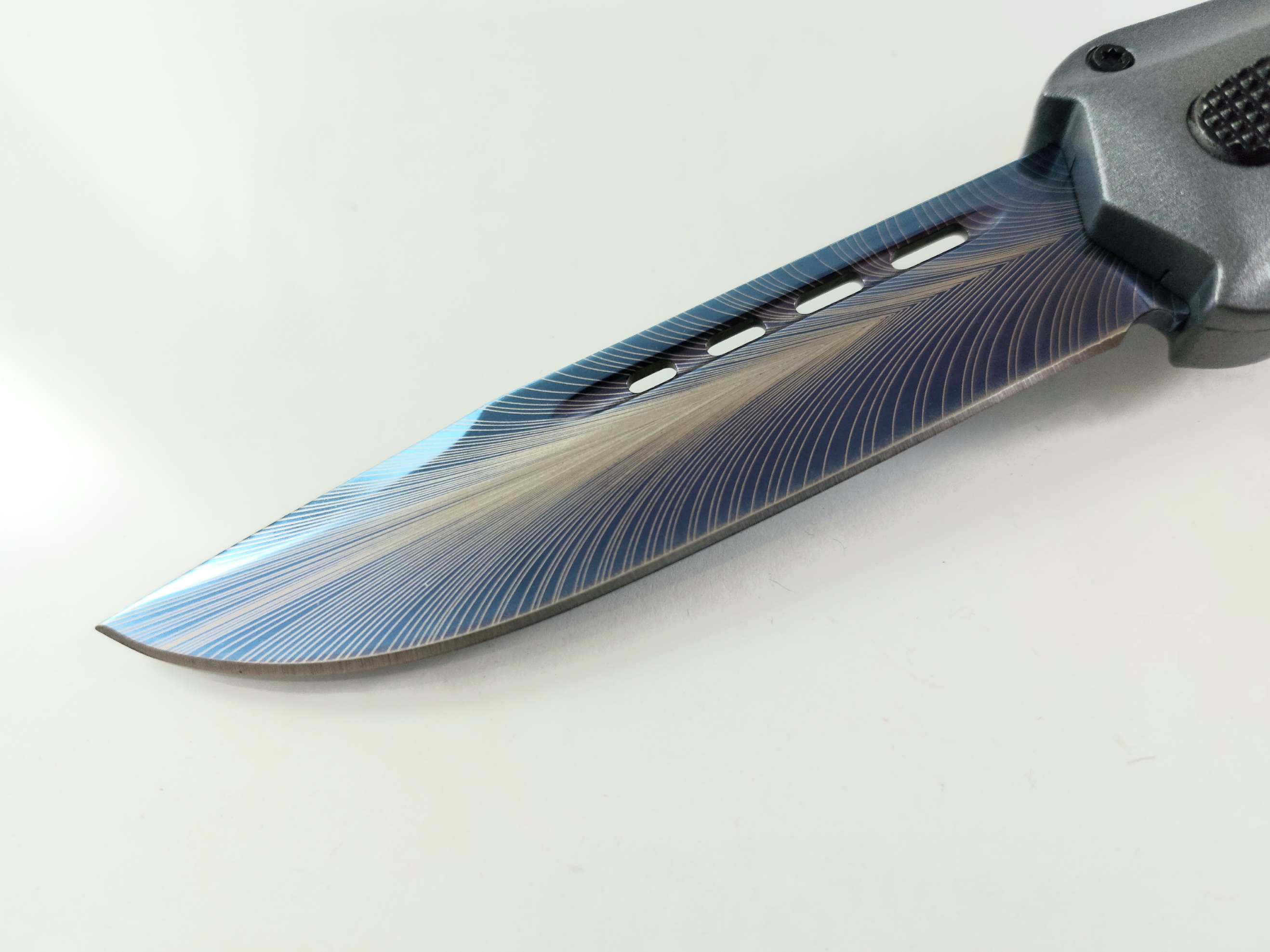 Microtech Blue Blade OTF- сгъваем автоматичен нож  с клипс и калъф