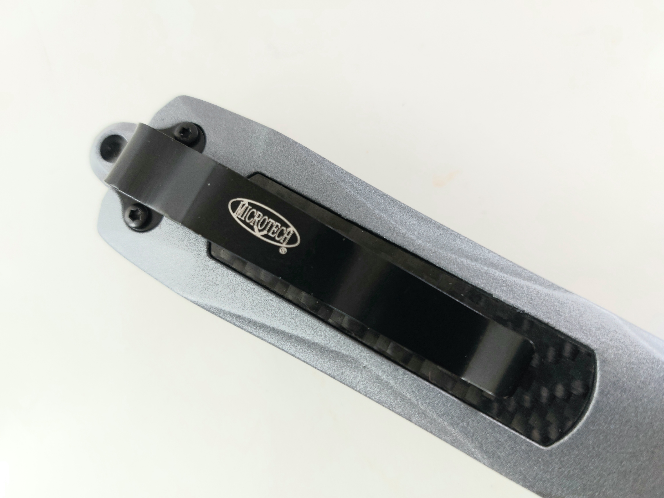 Microtech Blue Blade OTF- сгъваем автоматичен нож  с клипс и калъф
