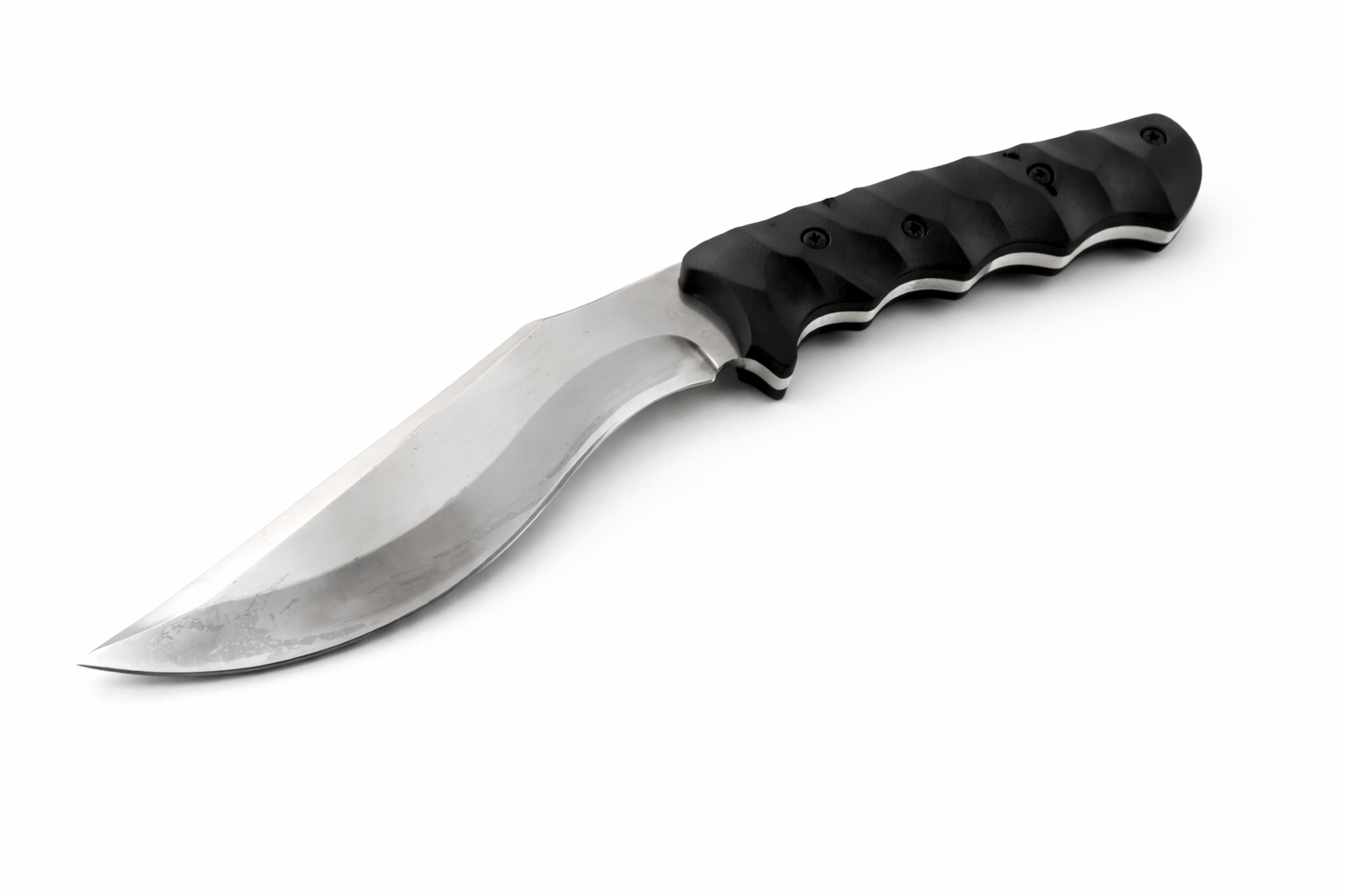 Ловен нож тип кукри с G10 дръжка и кожена кания