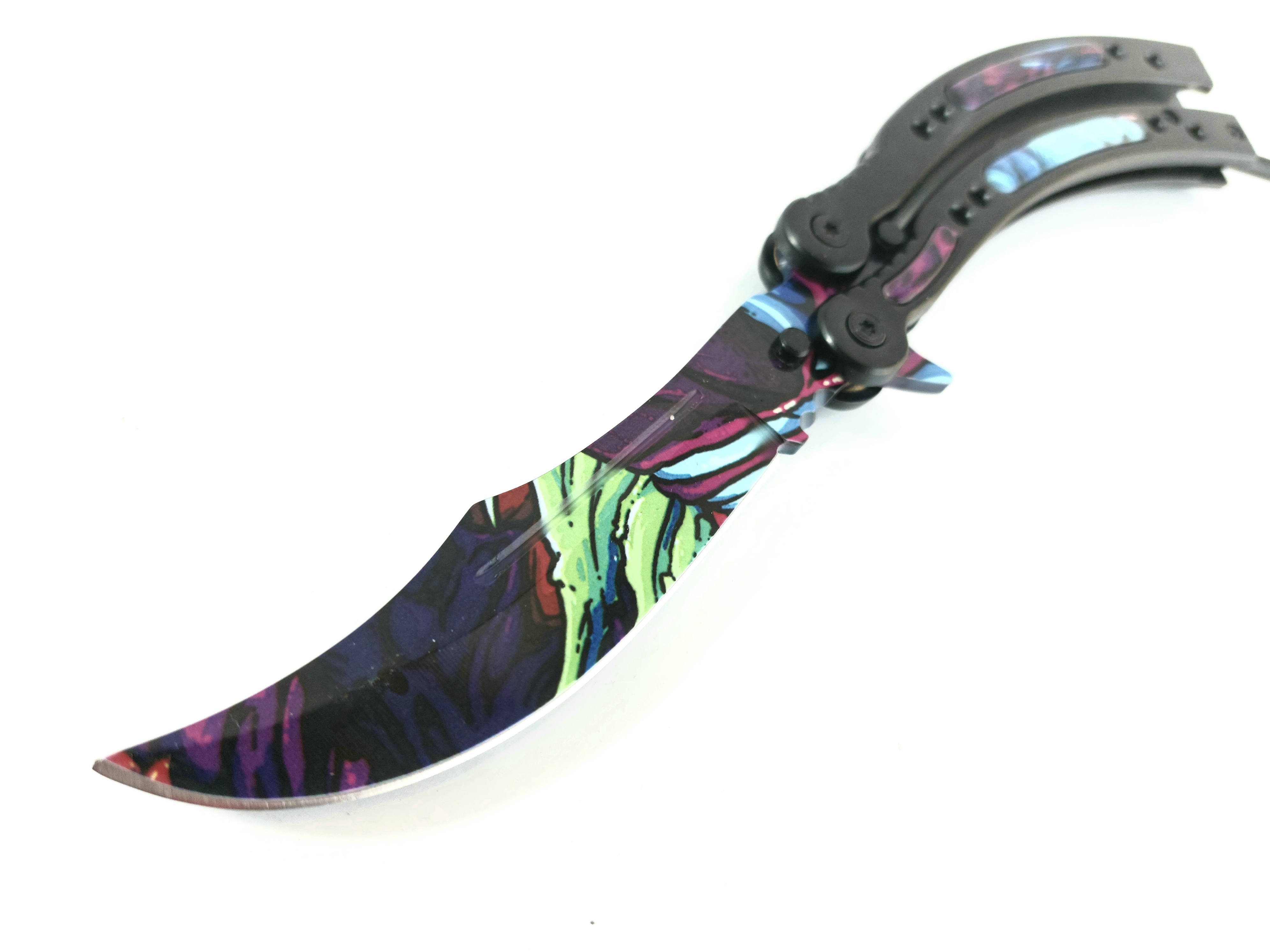 Нож пеперуда остър  – ALIEN SKIN : CS GO, butterfly knife