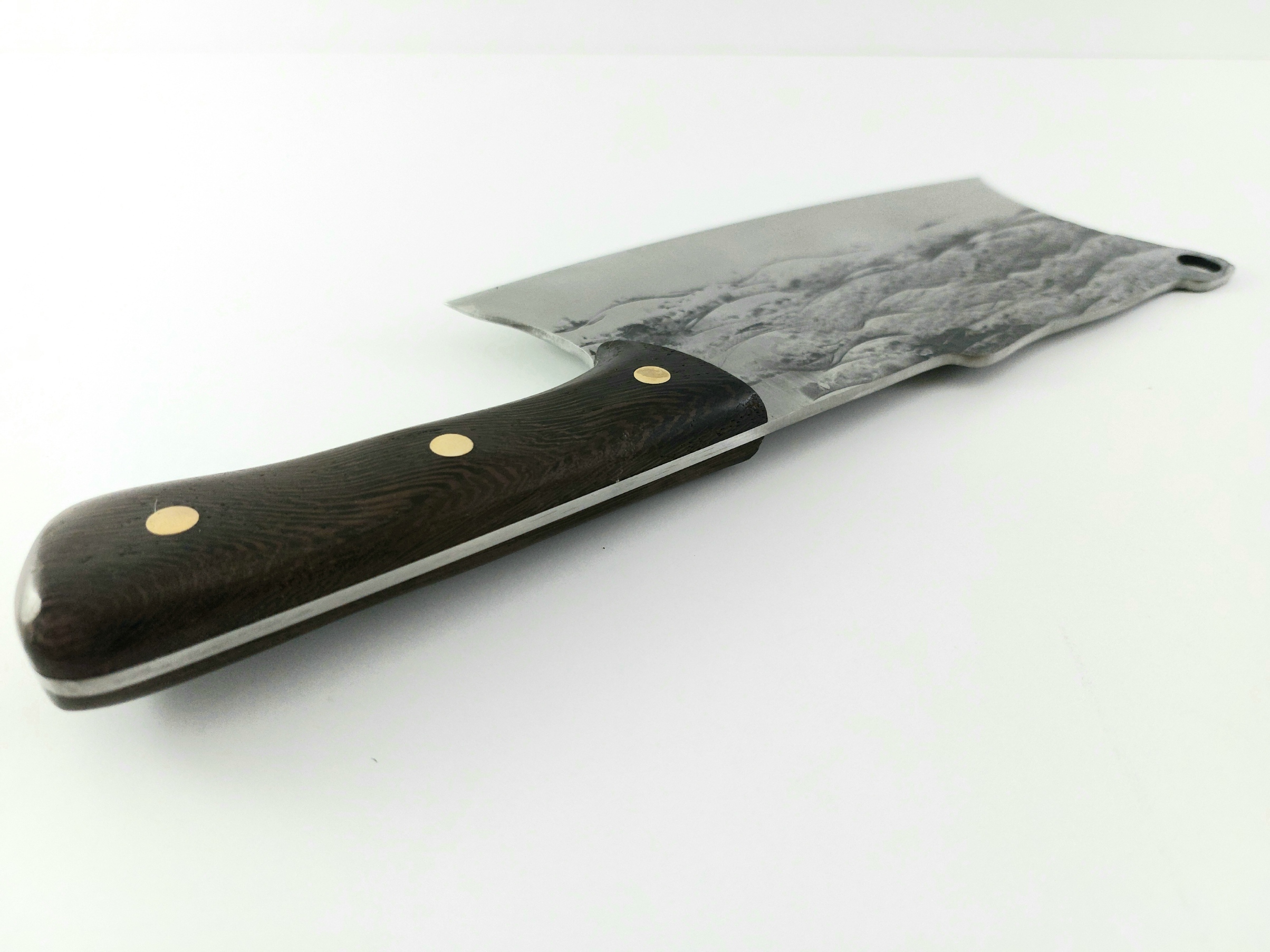 Grandsharp Full Tang Carbon Steel Handmade Chef Knife High Quality кухненски сатър футуристичен дизайн