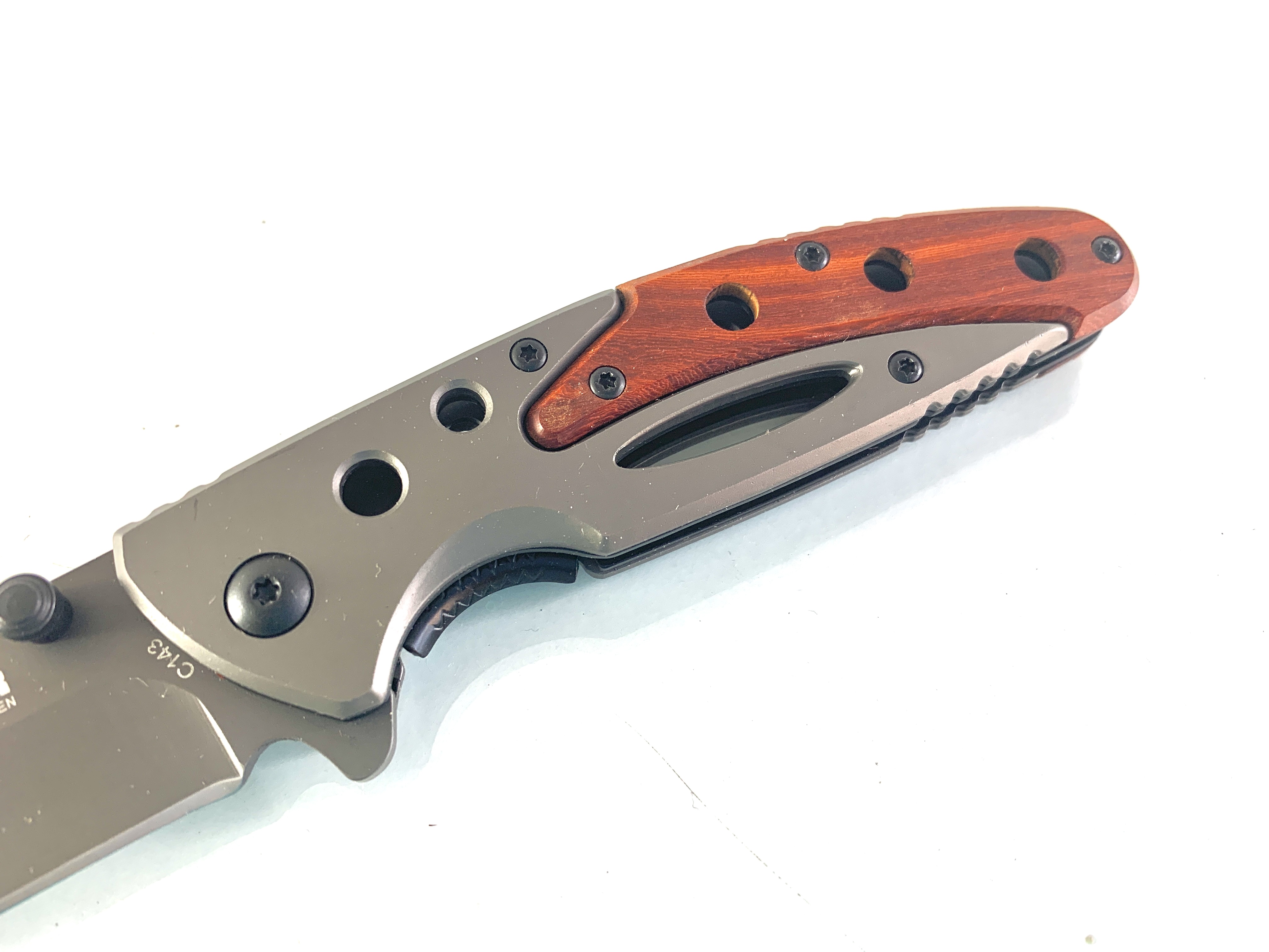 Boker solingen серия - pocket knife номер C143 - с дървени чирени