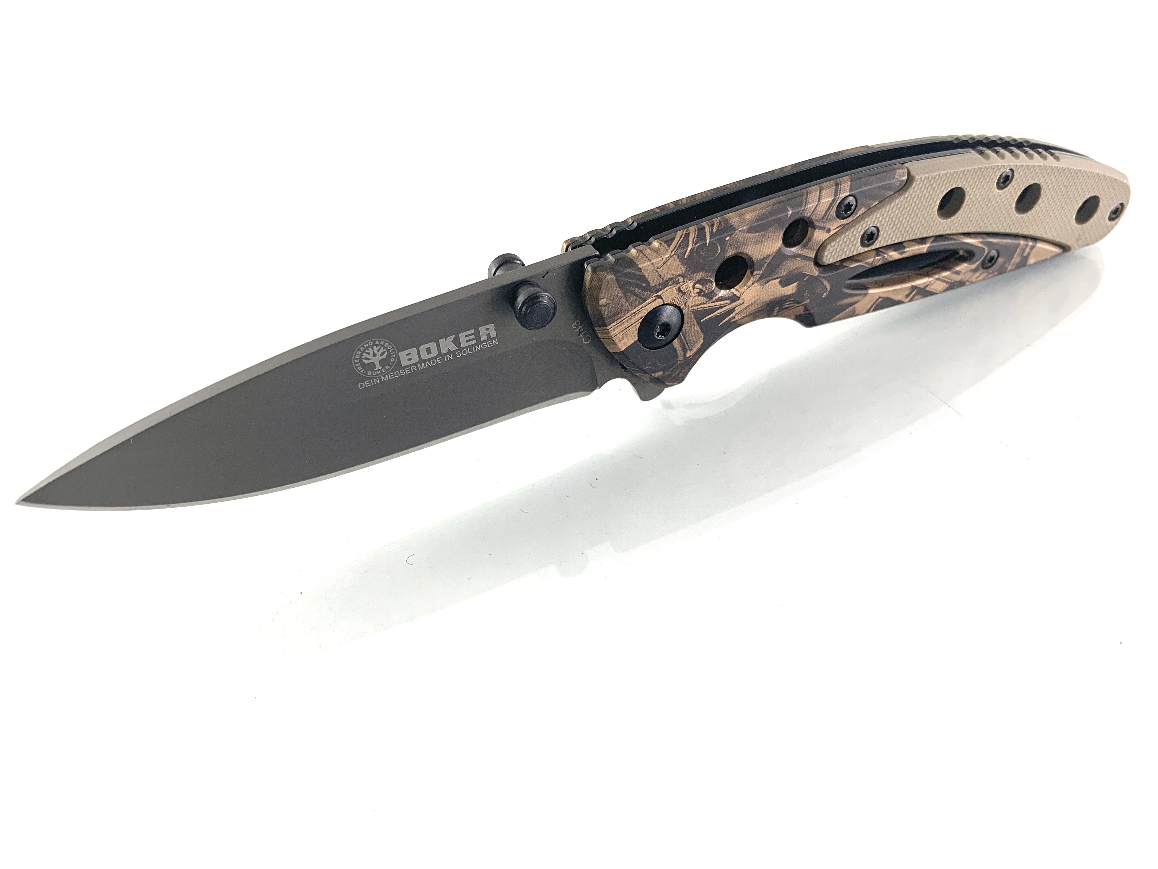 Boker solingen серия - pocket knife номер C143 - G10 чирени Boker solingen серия - pocket knife номер C143 - G10 чирени