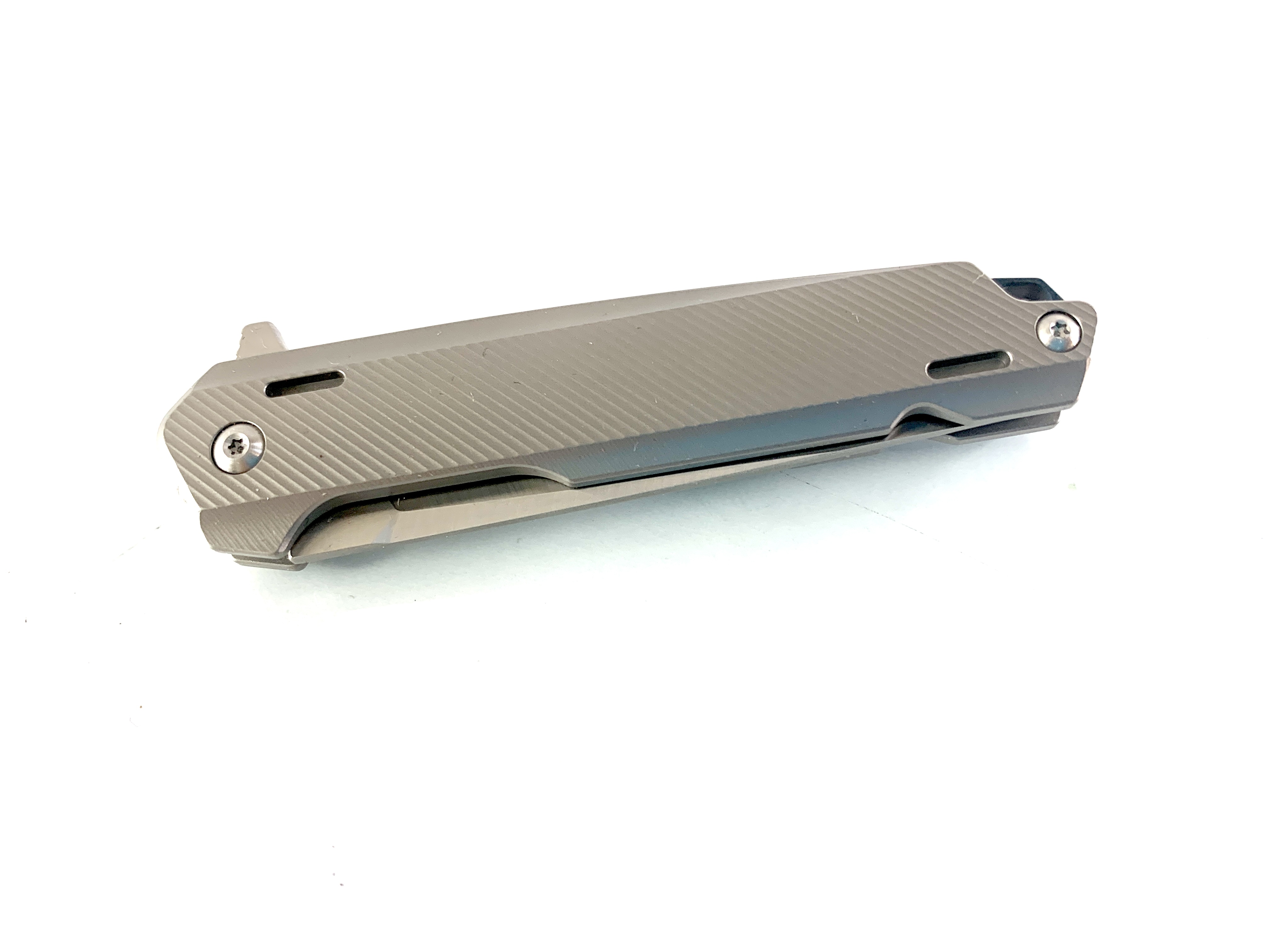 Автоматичен сгъваем нож - Titanium Alloy - острие стомана M390