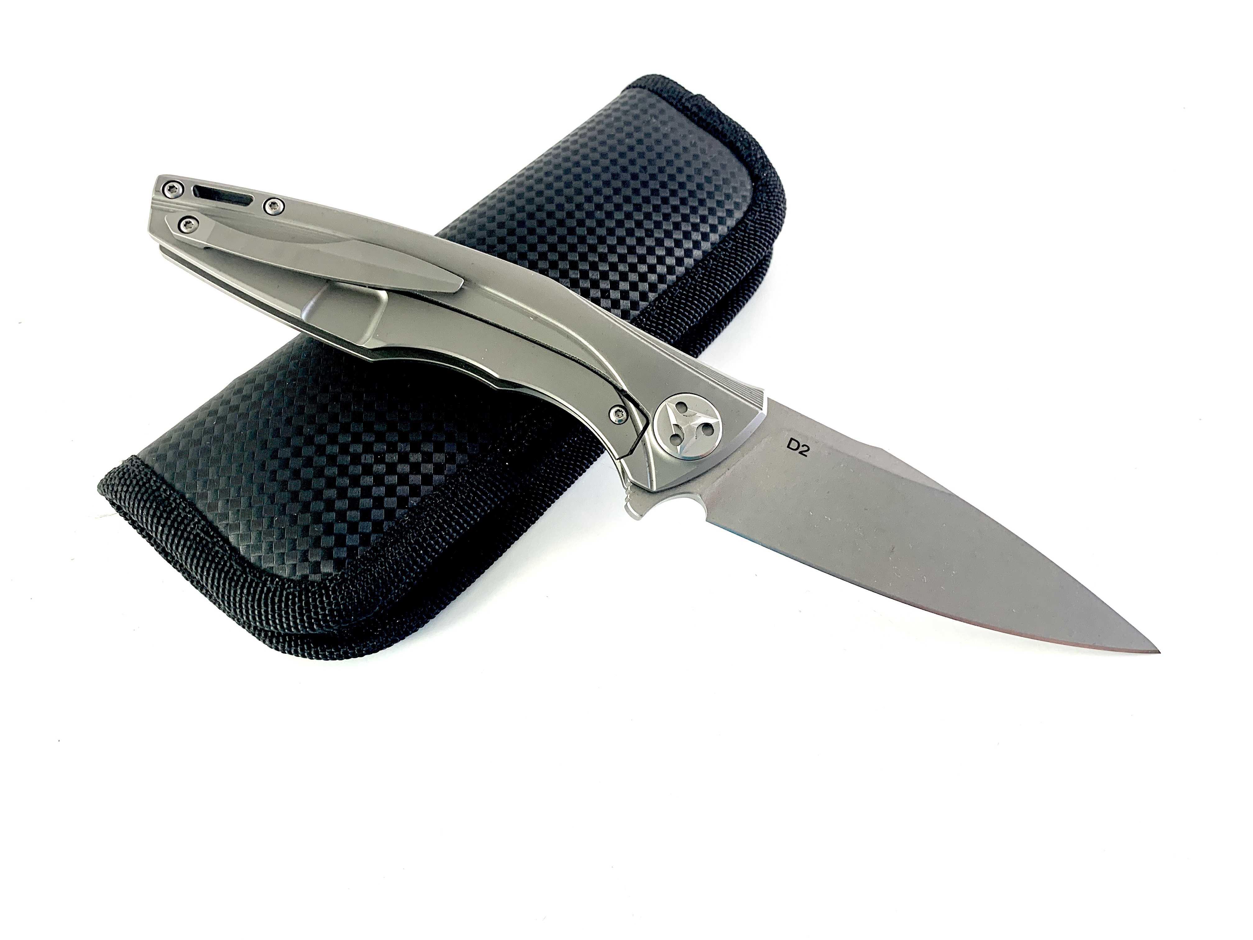 Kesiwo HWZBBEN J145 D2 Blade,Автоматичен сгъваем нож - Titanium Alloy Kesiwo HWZBBEN J145 D2 Blade,Автоматичен сгъваем нож - Titanium Alloy