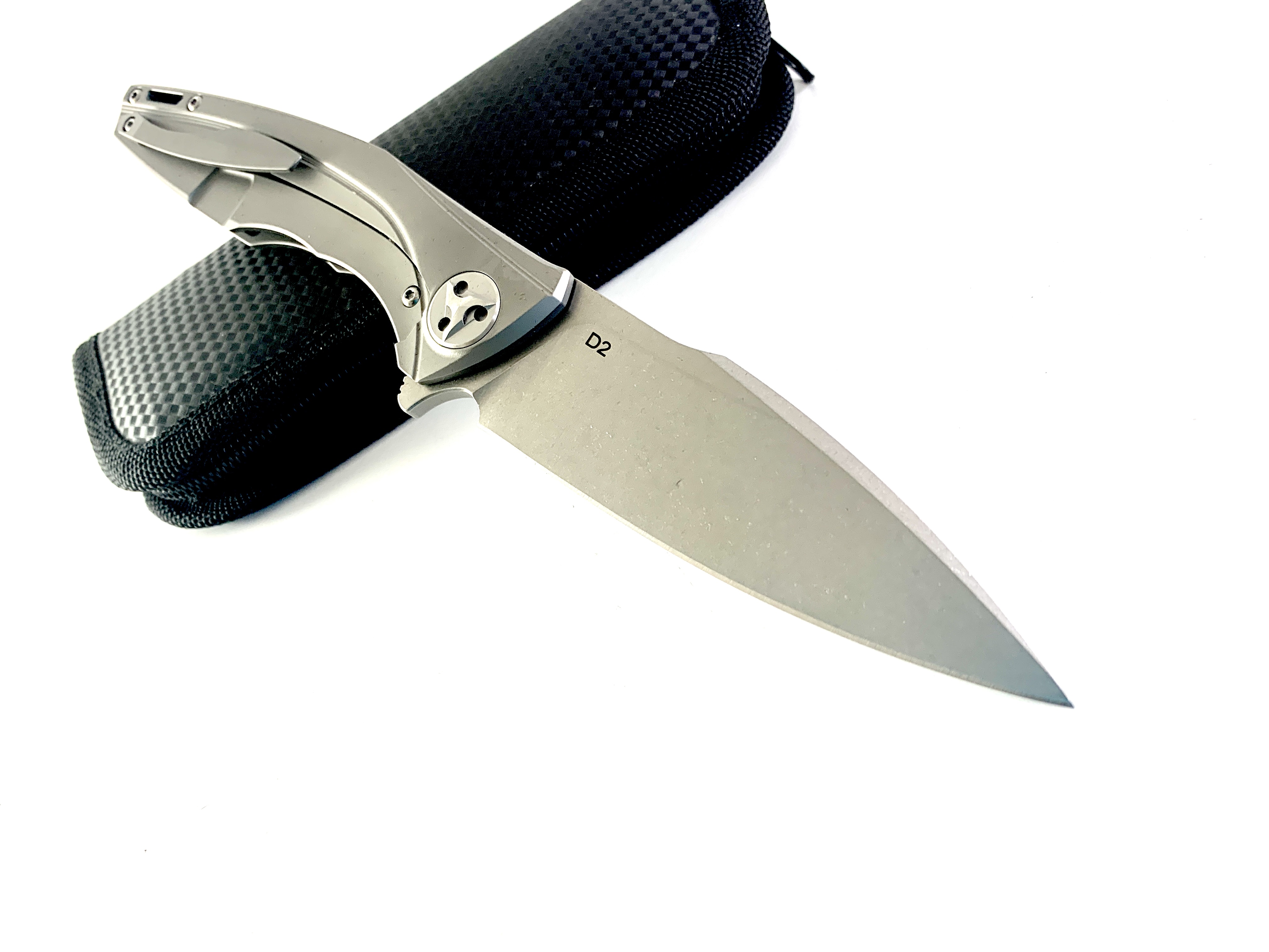 Kesiwo HWZBBEN J145 D2 Blade,Автоматичен сгъваем нож - Titanium Alloy Kesiwo HWZBBEN J145 D2 Blade,Автоматичен сгъваем нож - Titanium Alloy