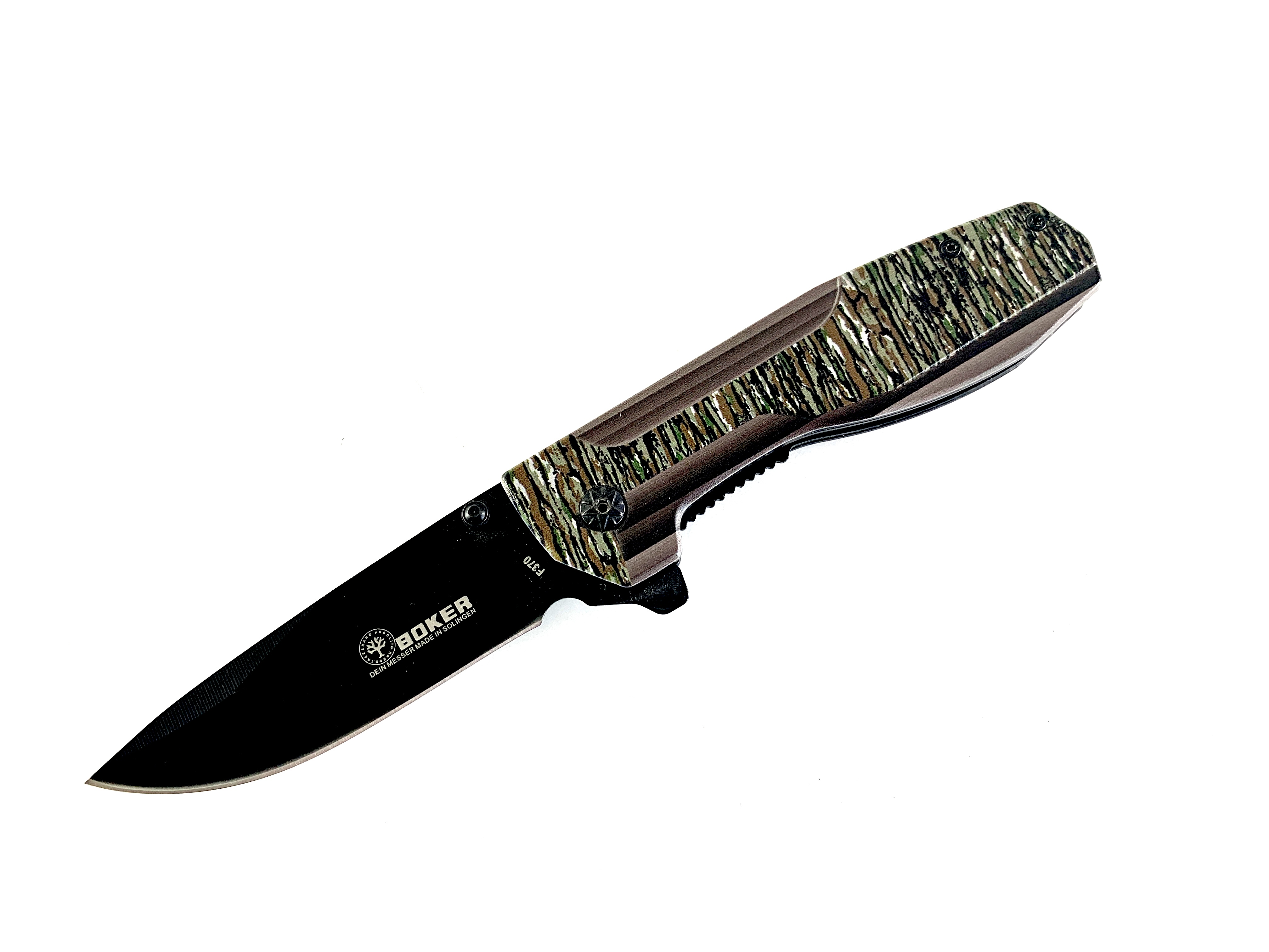 Сгъвам джобен автоматичен нож Boker F370