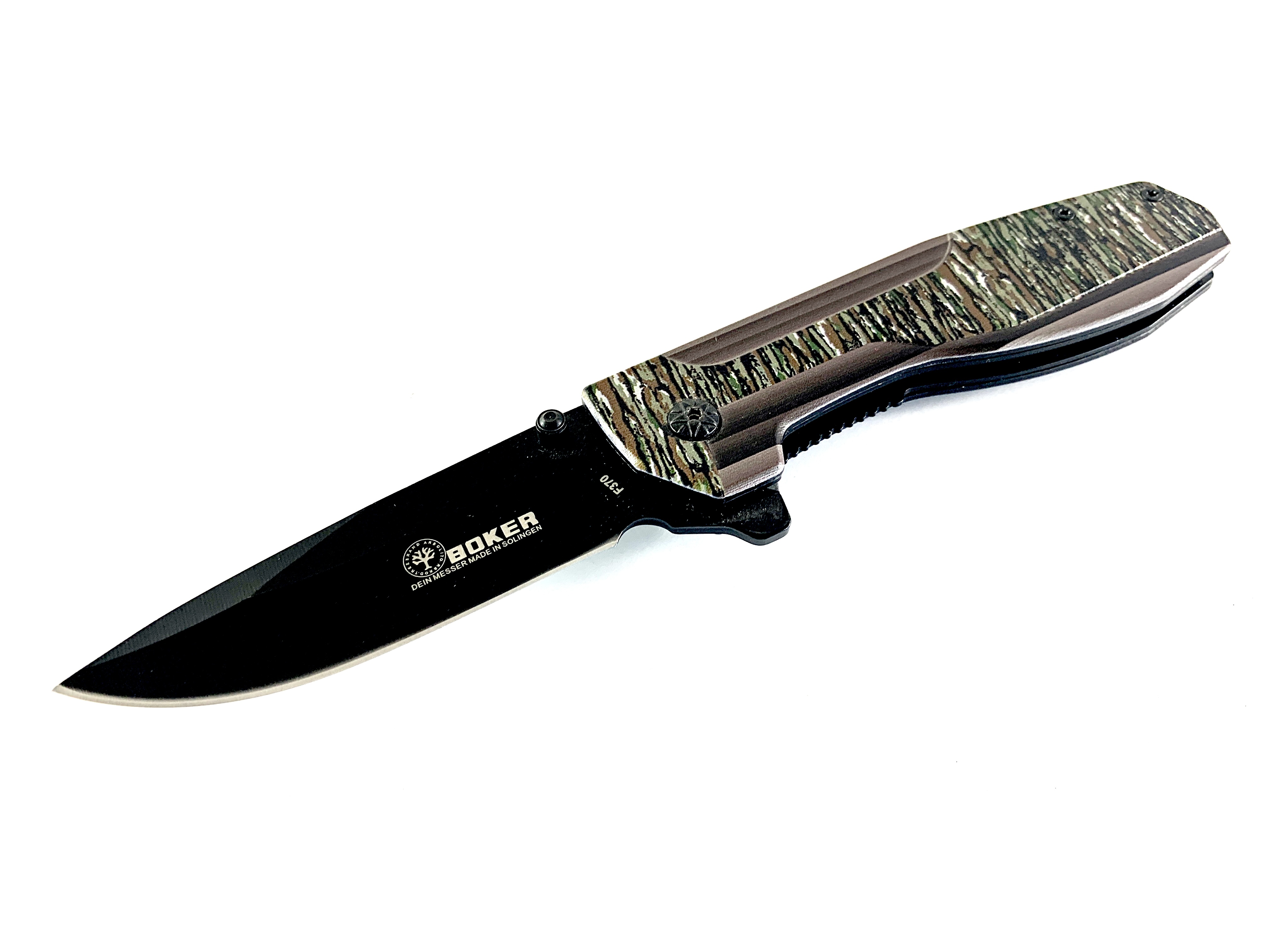 Сгъвам джобен автоматичен нож Boker F370