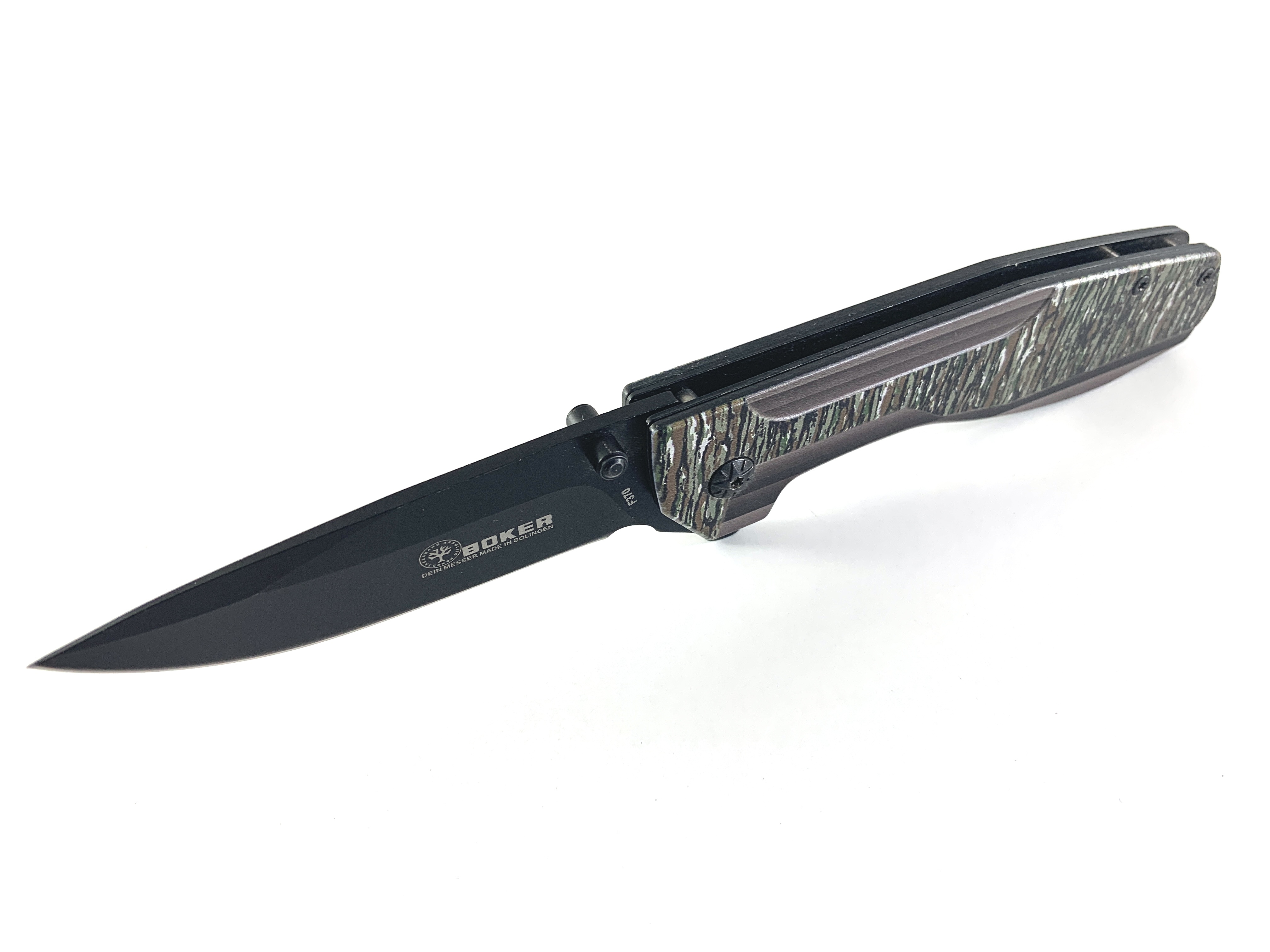 Сгъвам джобен автоматичен нож Boker F370