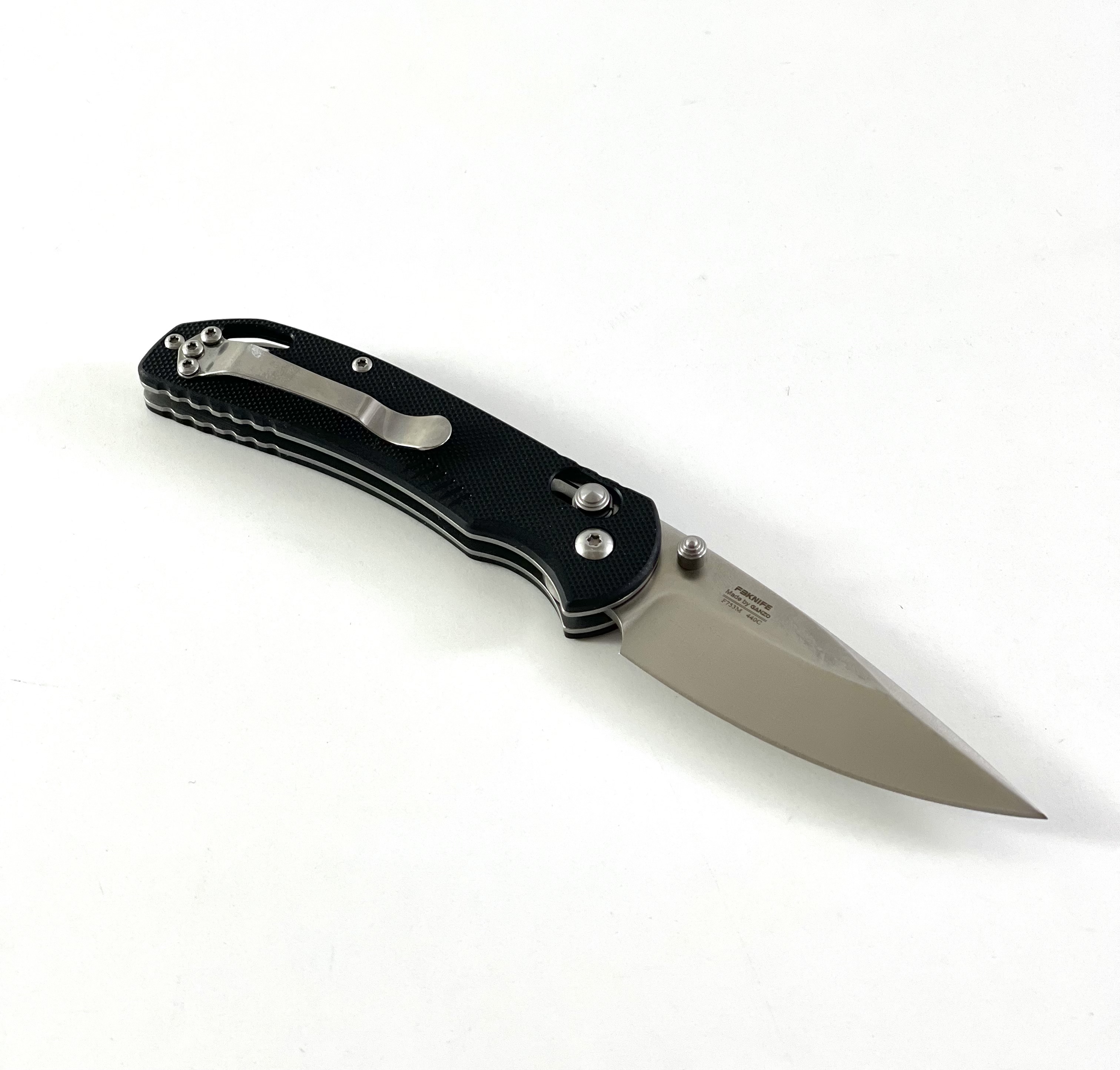 Ganzo Black F753M- 440C сгъваем джобен нож с дръжка G10 Ganzo Black F753M- 440C сгъваем джобен нож с дръжка G10