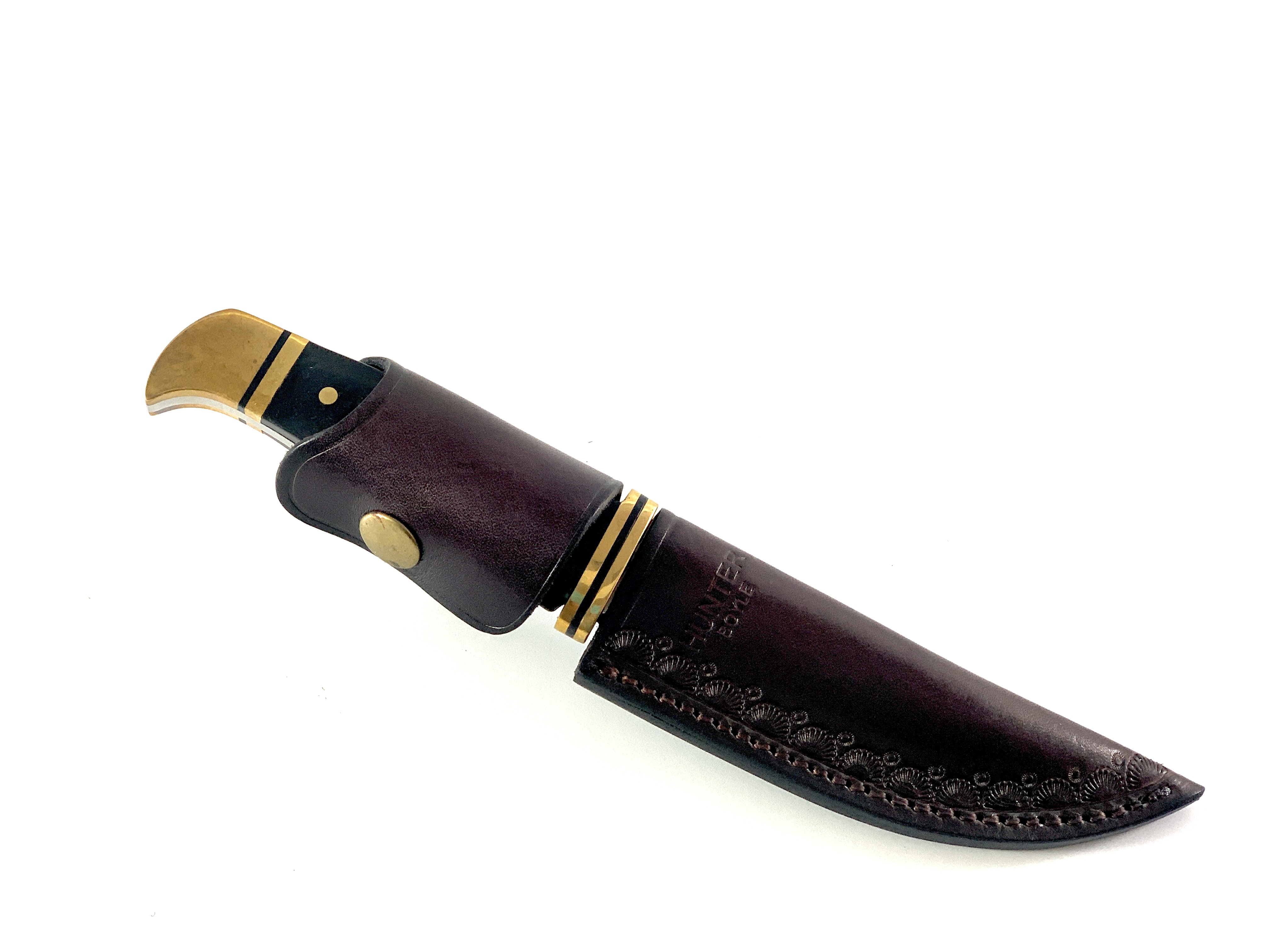 Ловен нож масивен Black wood фултанг DC53 steel Bowie - Knives