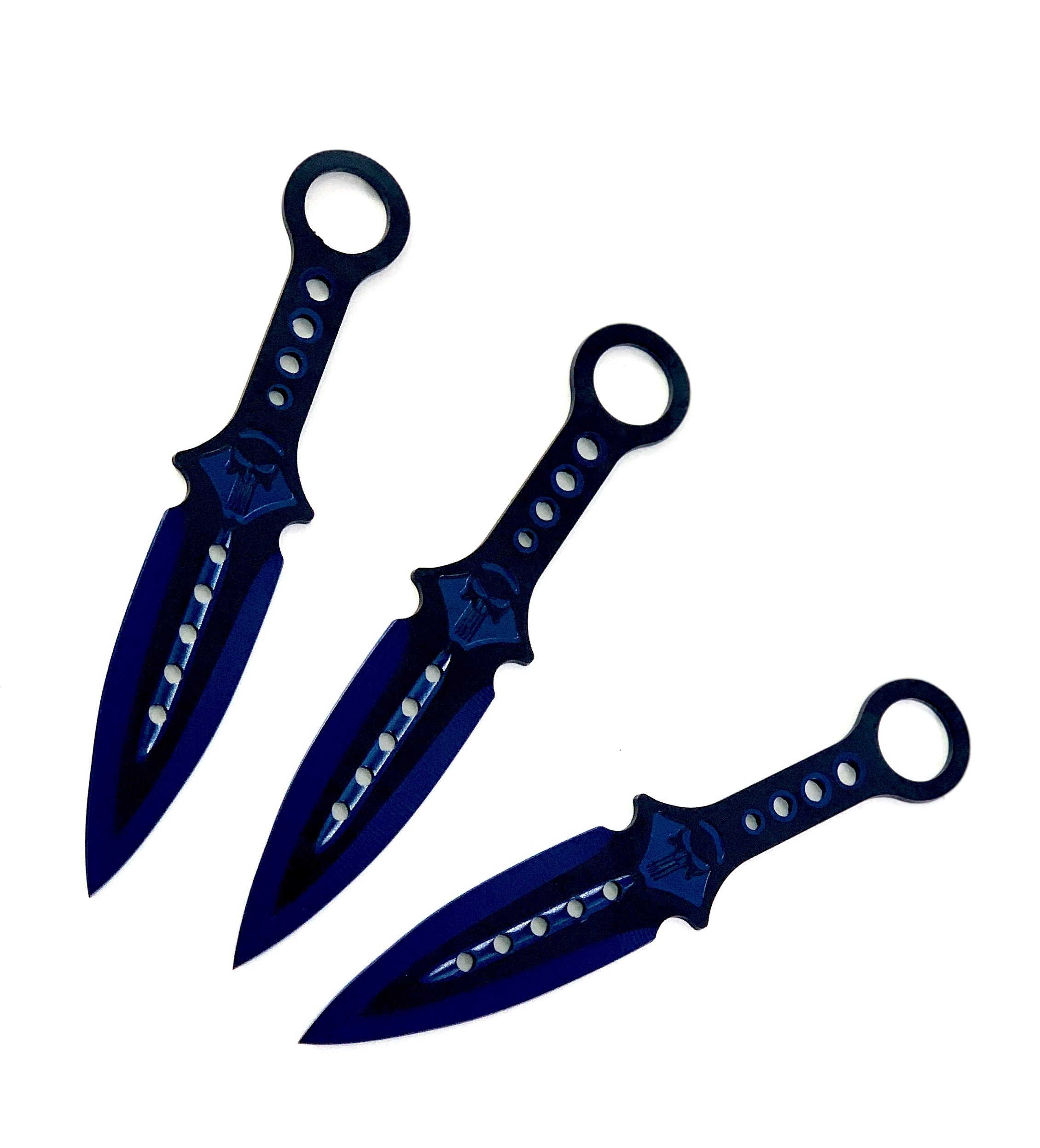 Freedom Zombie Blue Skull - комплект от 3 броя ками за хвърляне Freedom Zombie Blue Skull - комплект от 3 броя ками за хвърляне