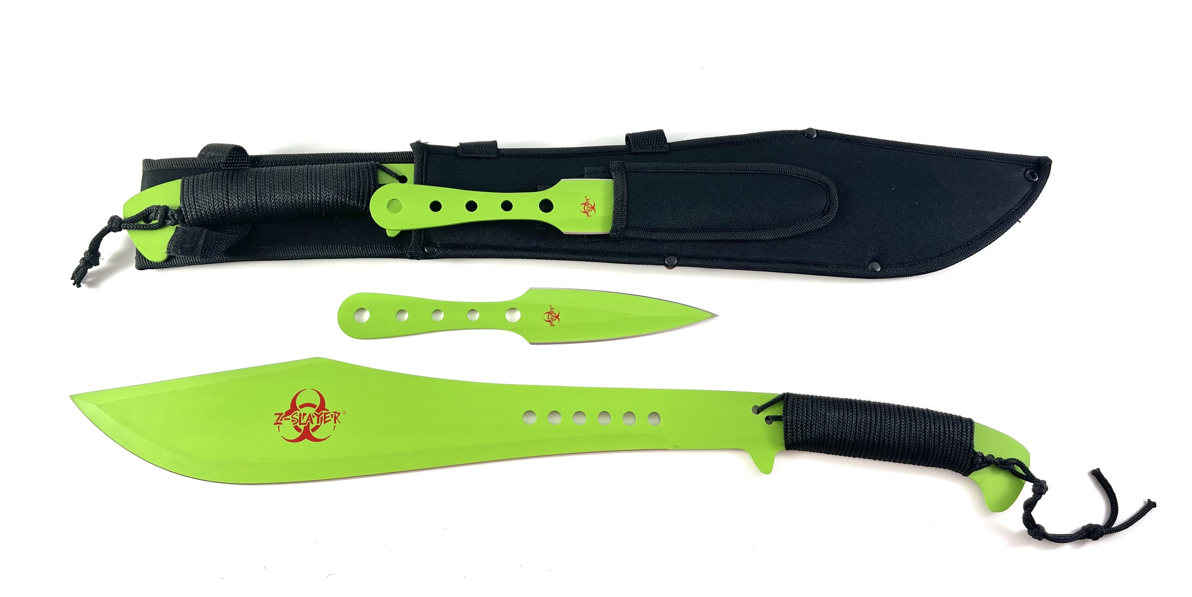 Мачете масивно голямо Zombie Apocalypse killer Green
