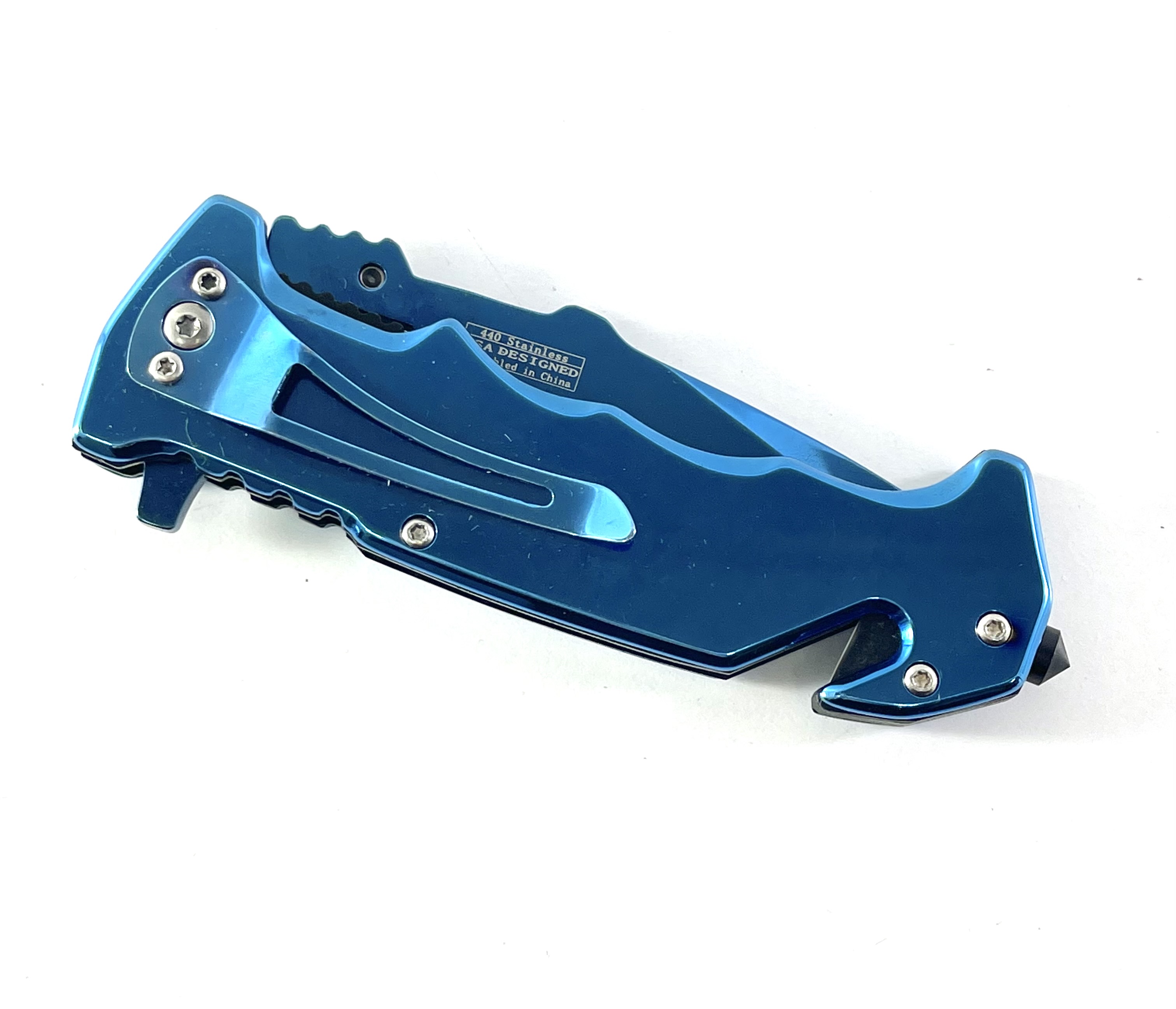 Сгъваем автоматичен джобен нож Орел - Falcon Blue knife