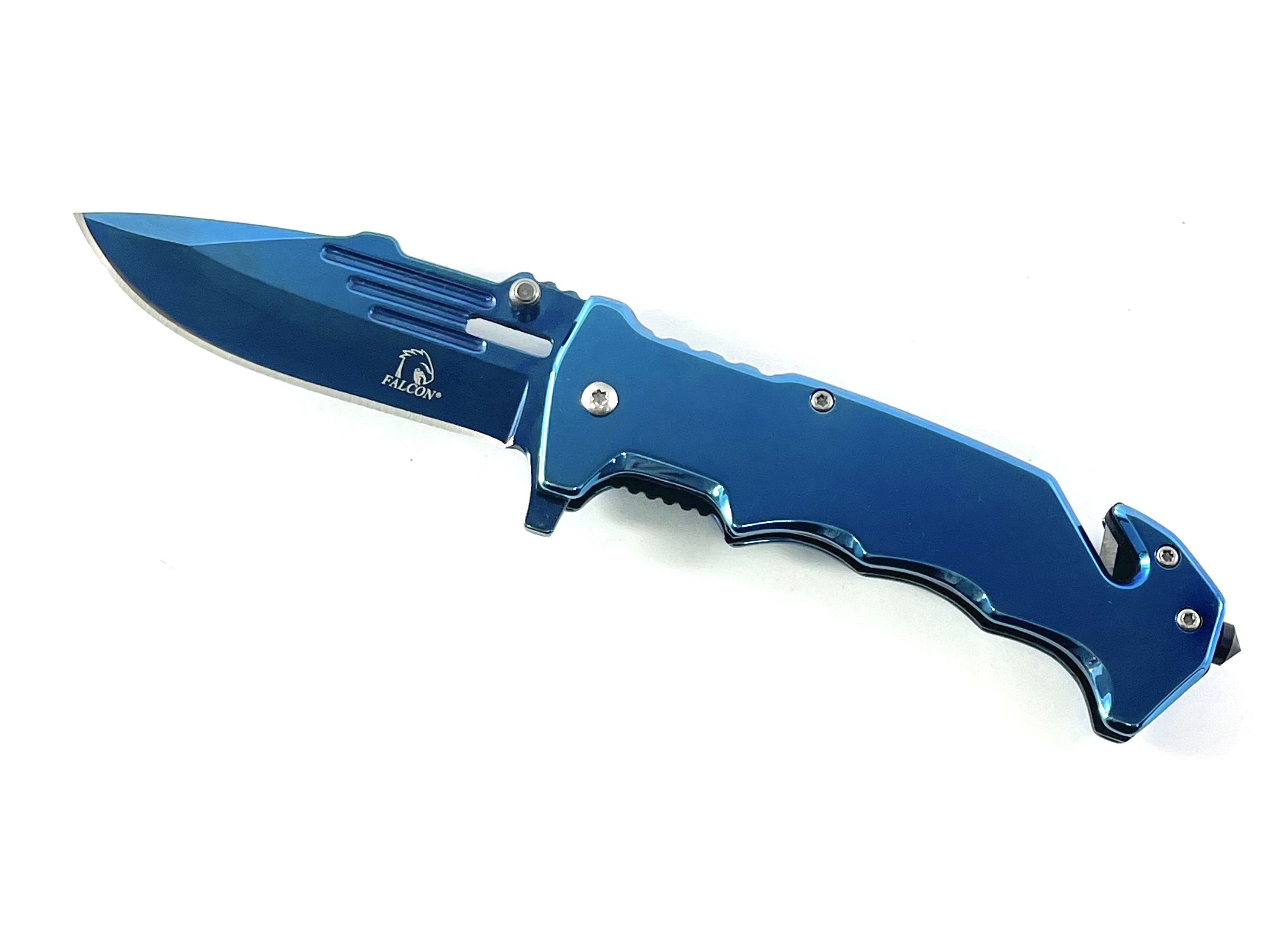 Сгъваем автоматичен джобен нож Орел - Falcon Blue knife