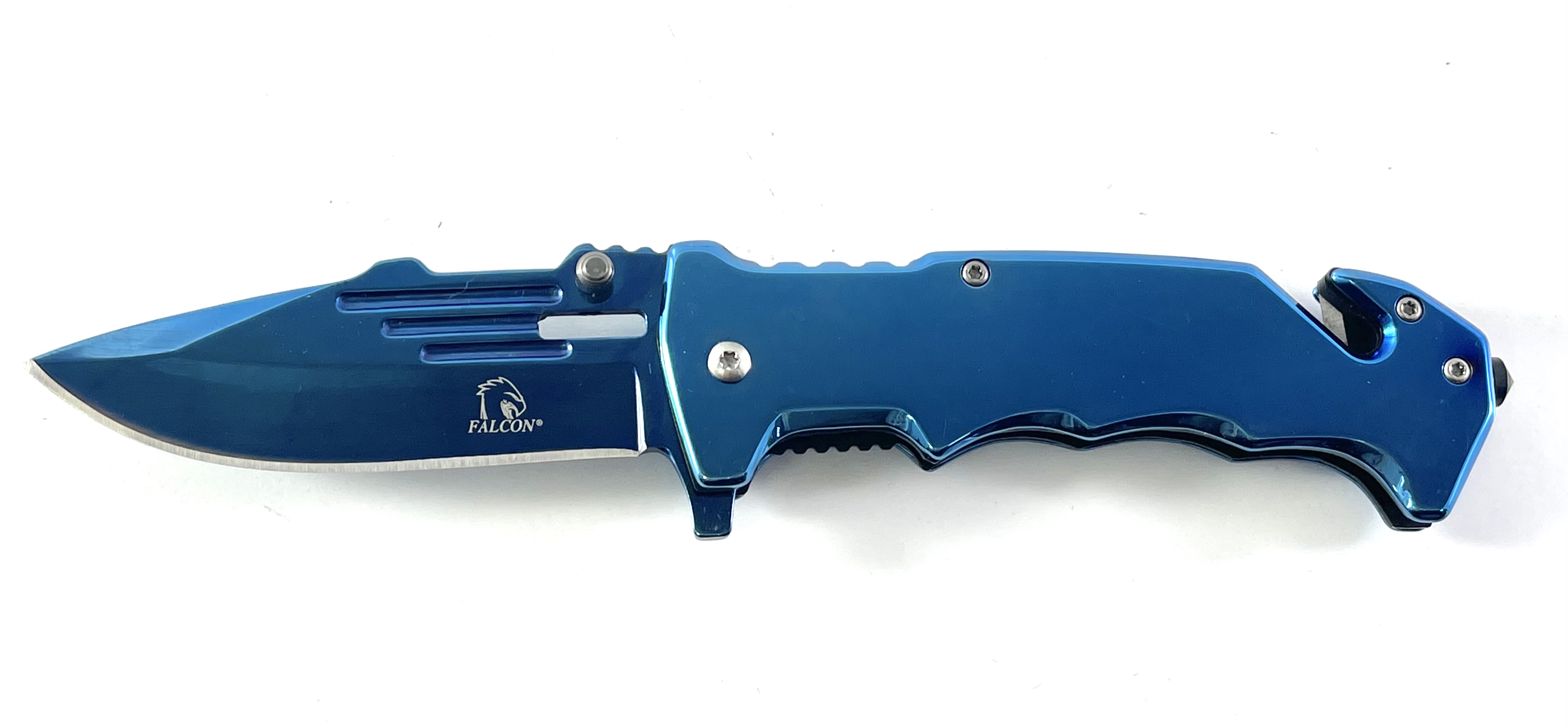 Сгъваем автоматичен джобен нож Орел - Falcon Blue knife